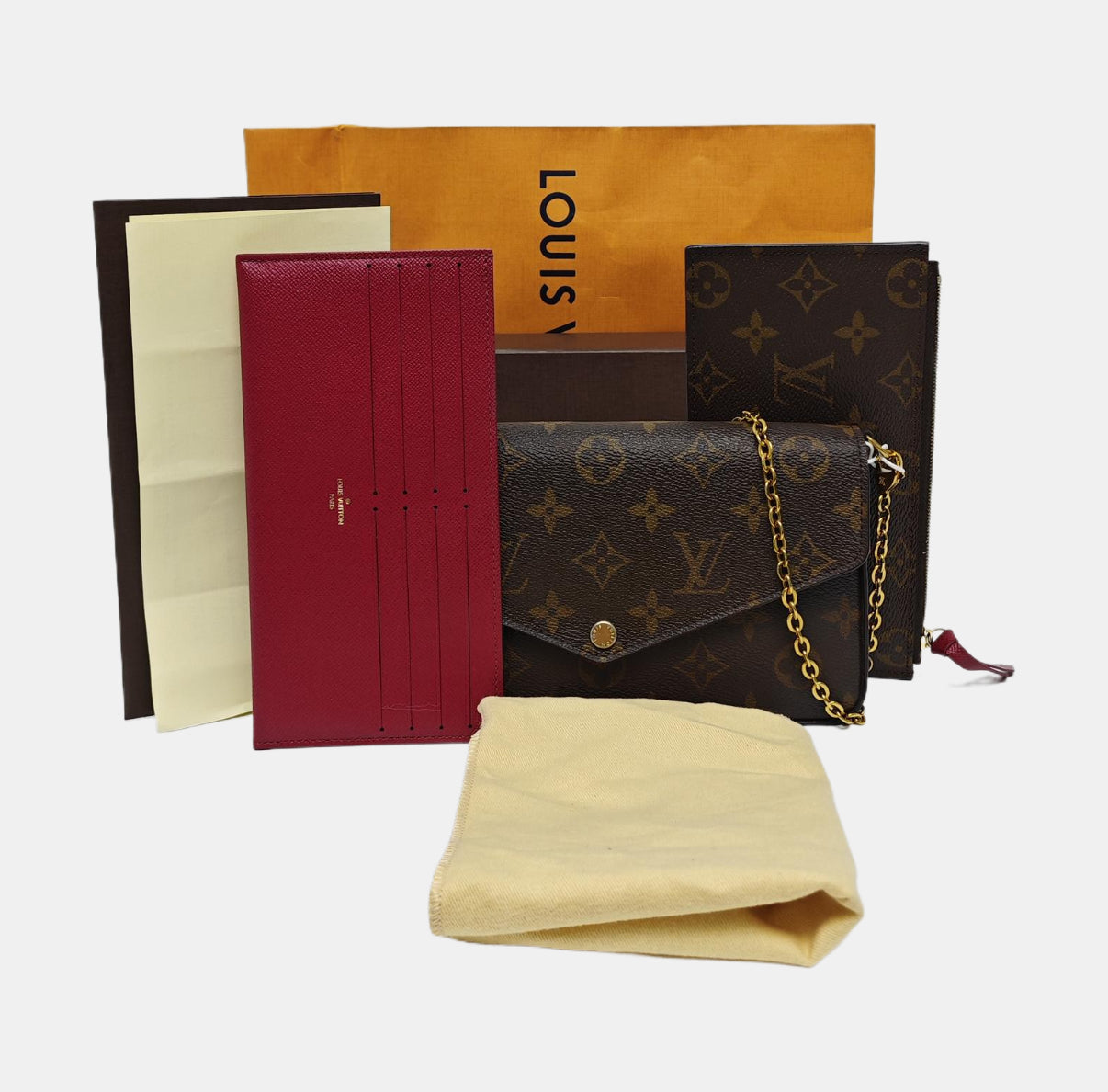 Louis Vuitton - Félicie - Synthetic - Brown - (mini)