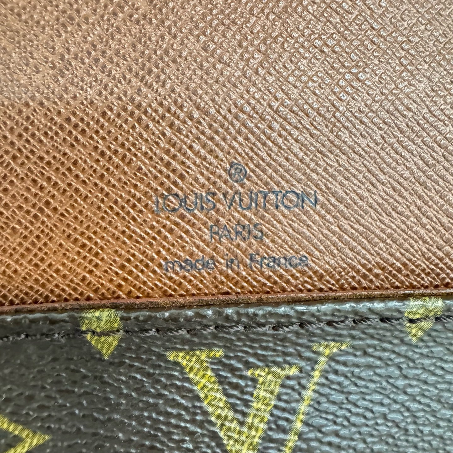 Louis Vuitton - Flap Shoulder Bag - Monogram coated canvas with vachetta leather trim - Brown - (small)