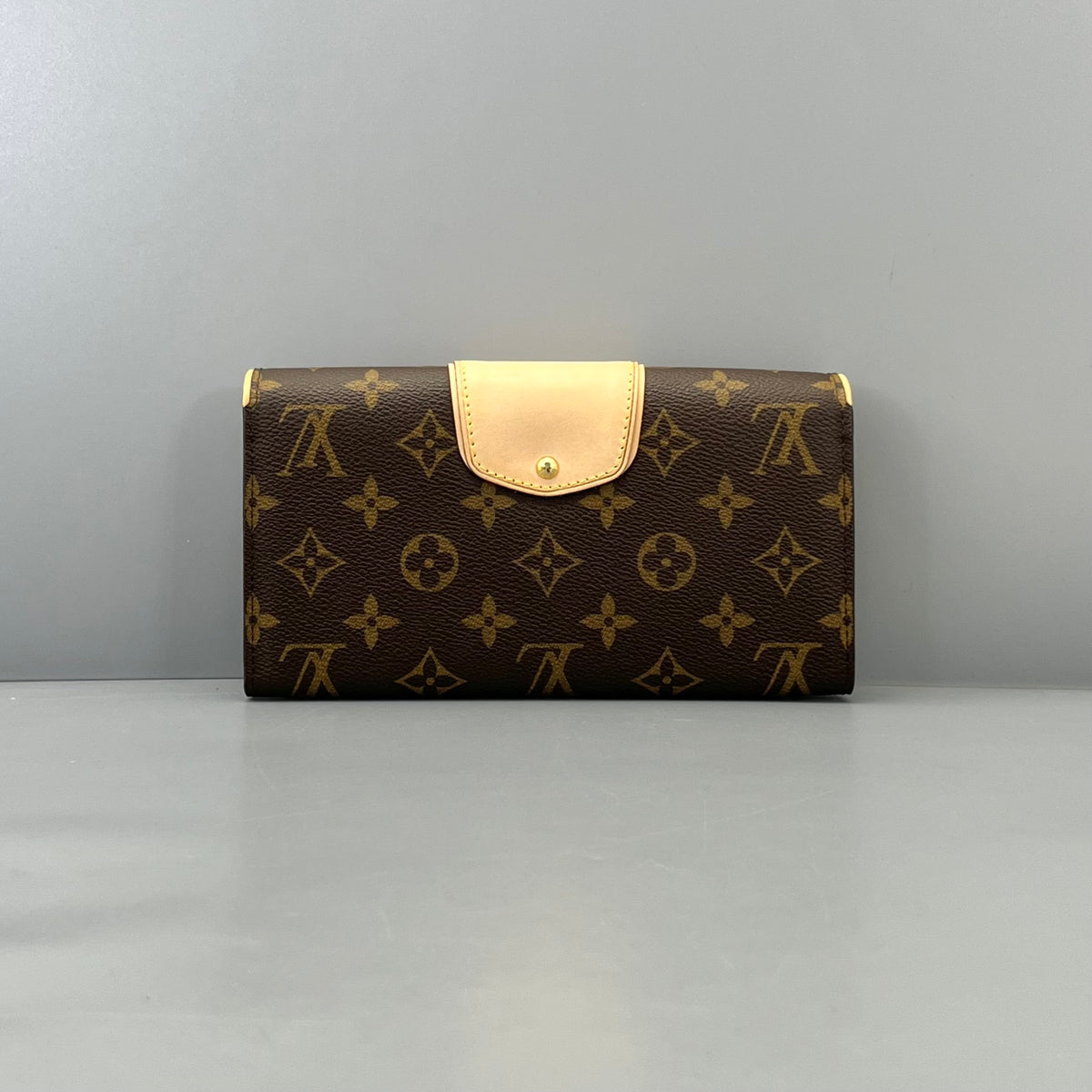 Louis Vuitton - Flap Wallet - Leather - Brown - (small)