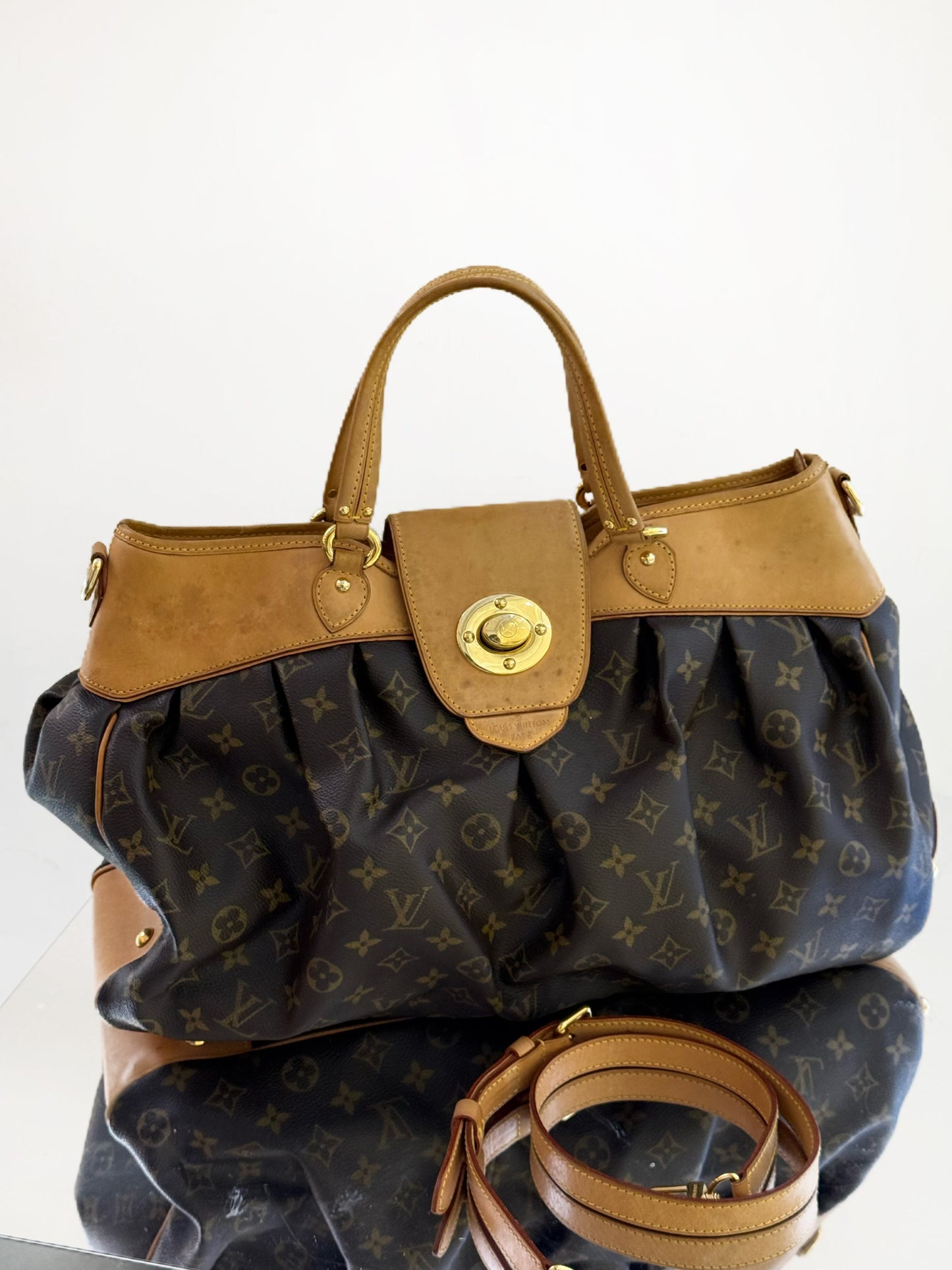 Louis Vuitton - Boetie - Monogram coated canvas with Vachetta leather trim - Brown - (Large)