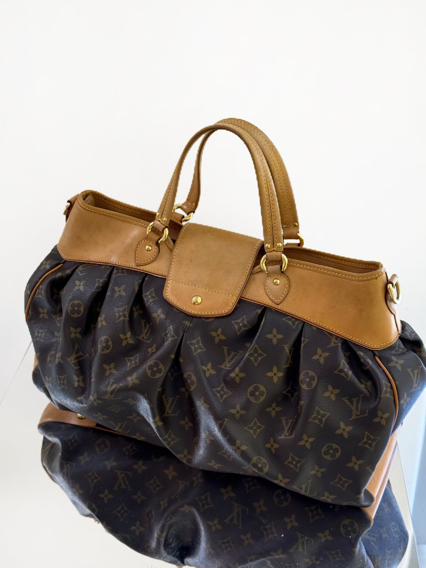 Louis Vuitton - Boetie - Monogram coated canvas with Vachetta leather trim - Brown - (Large)