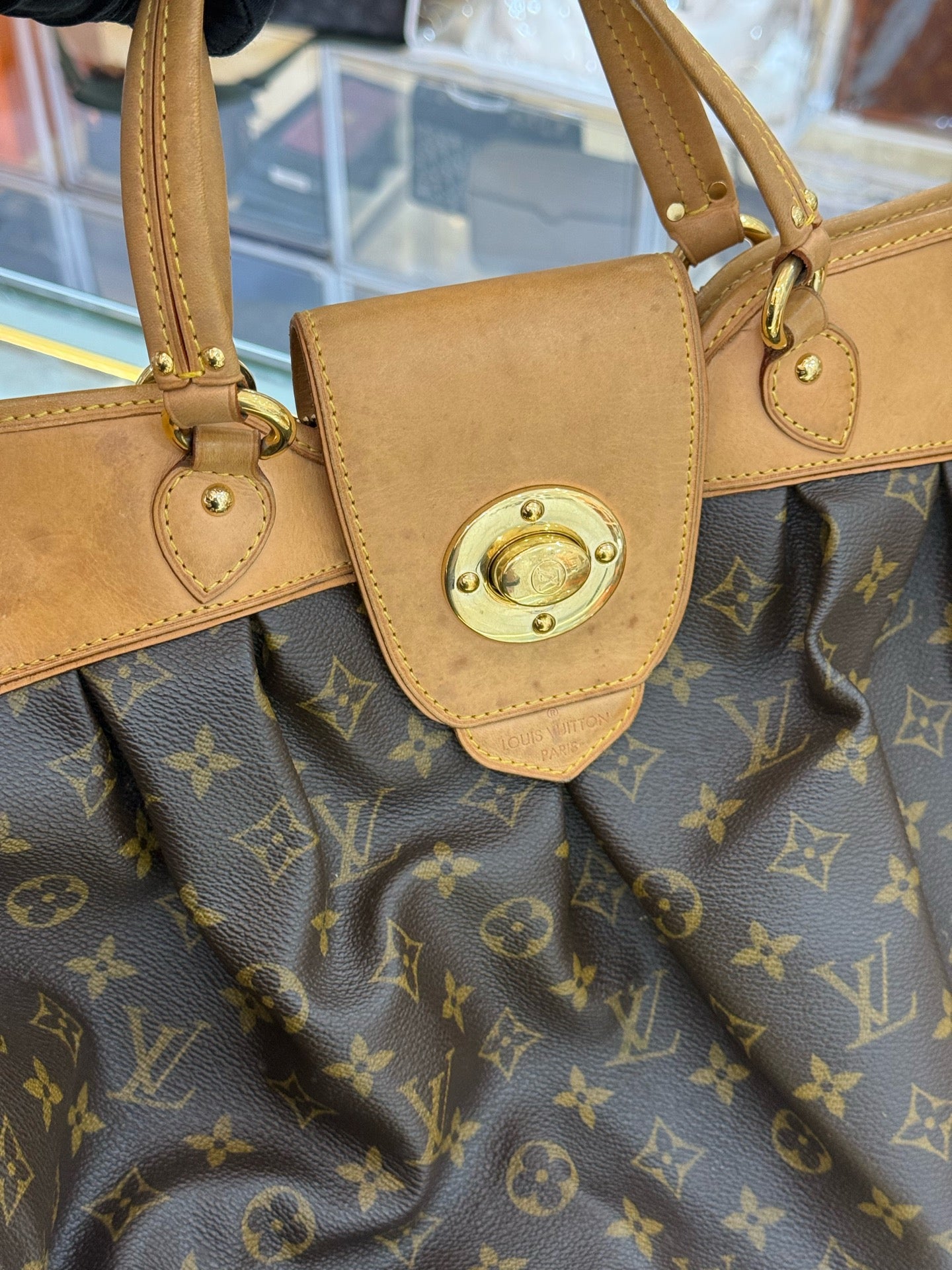 Louis Vuitton - Boetie - Monogram coated canvas with Vachetta leather trim - Brown - (Large)