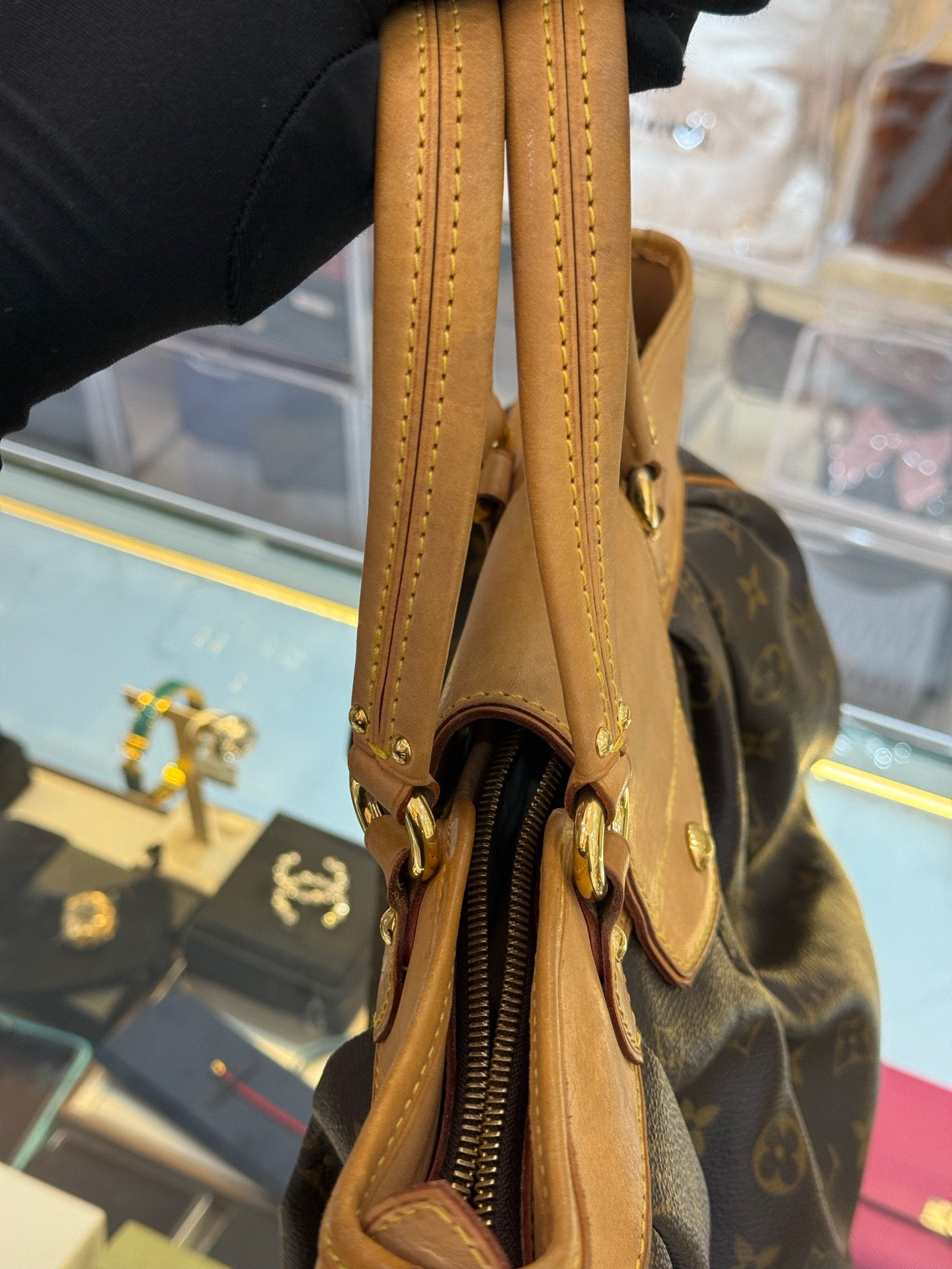 Louis Vuitton - Boetie - Monogram coated canvas with Vachetta leather trim - Brown - (Large)