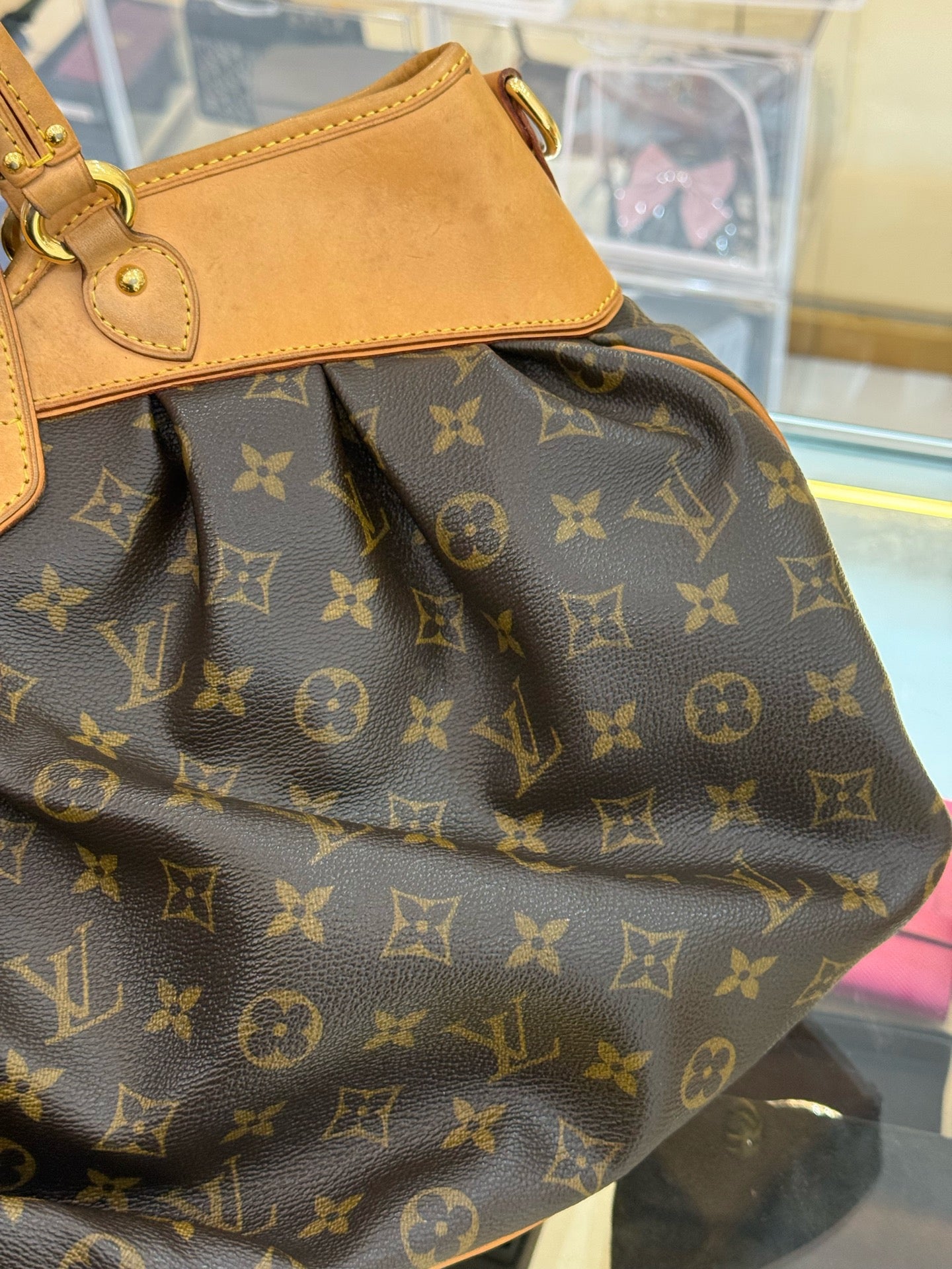 Louis Vuitton - Boetie - Monogram coated canvas with Vachetta leather trim - Brown - (Large)