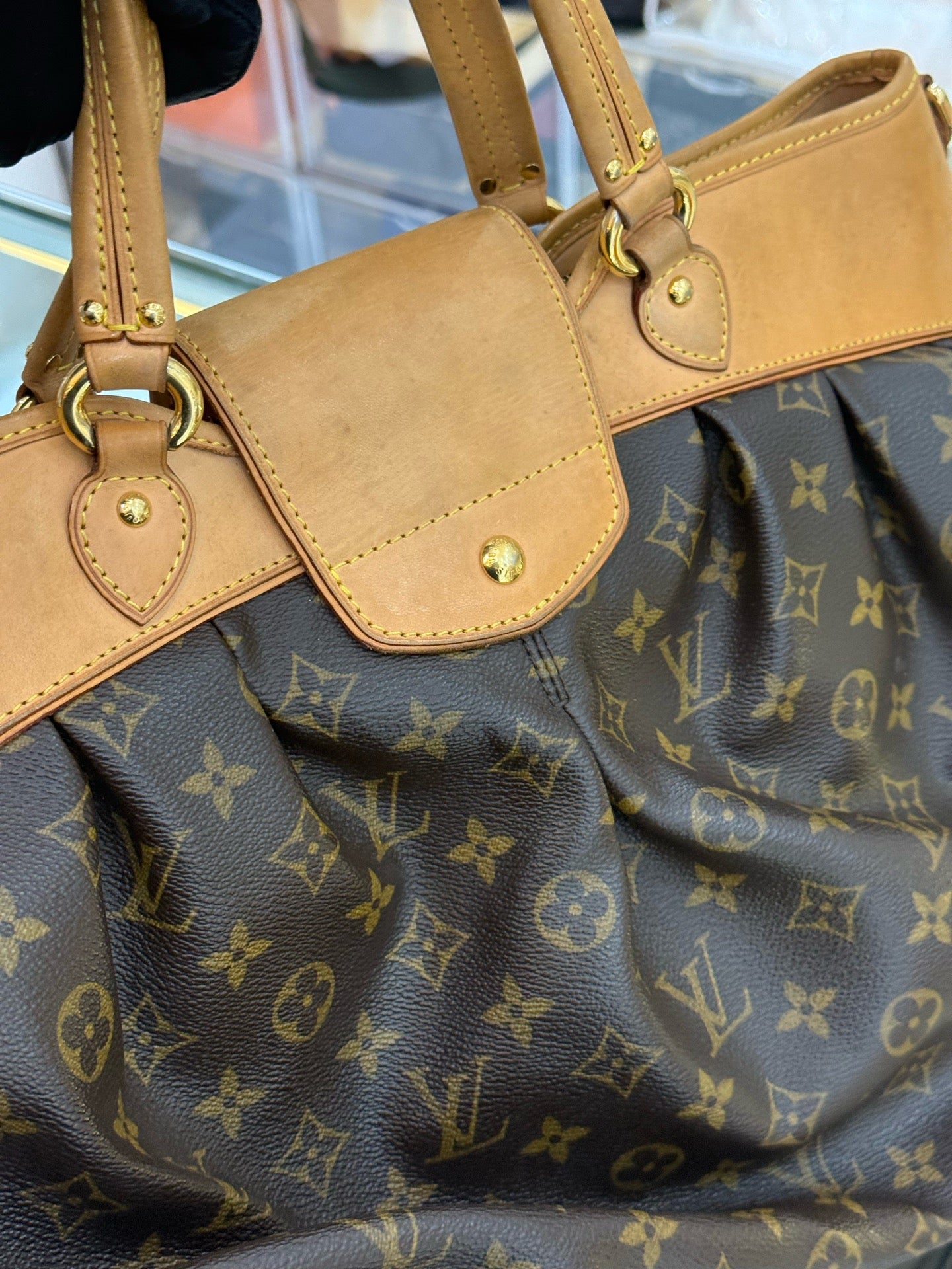 Louis Vuitton - Boetie - Monogram coated canvas with Vachetta leather trim - Brown - (Large)