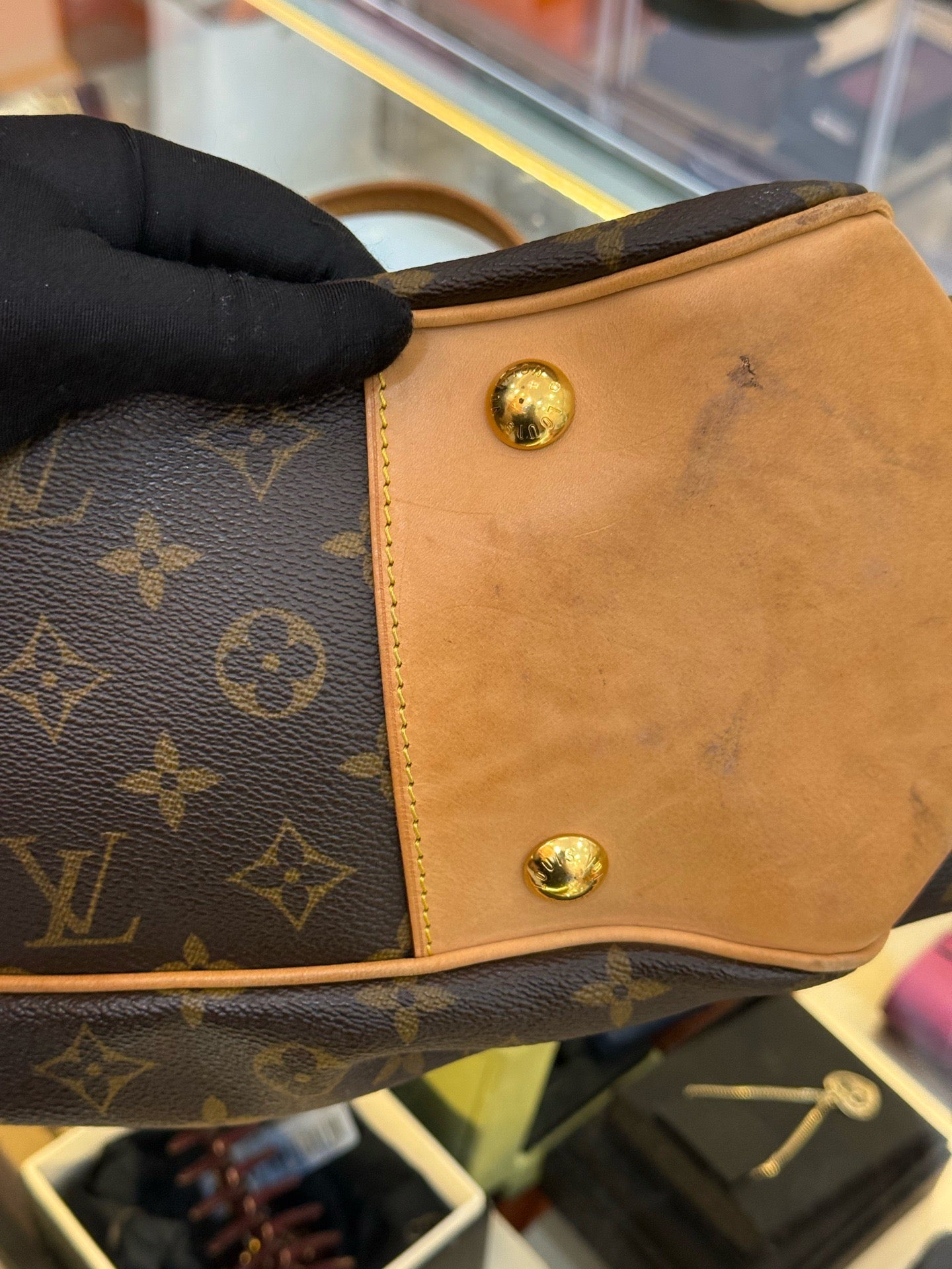 Louis Vuitton - Boetie - Monogram coated canvas with Vachetta leather trim - Brown - (Large)