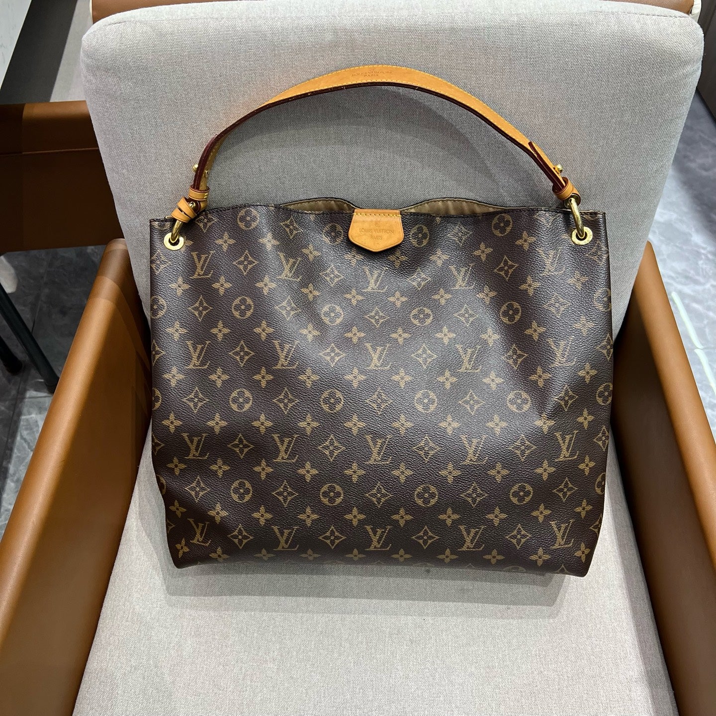 Louis Vuitton - Graceful - Leather - Brown - (small)