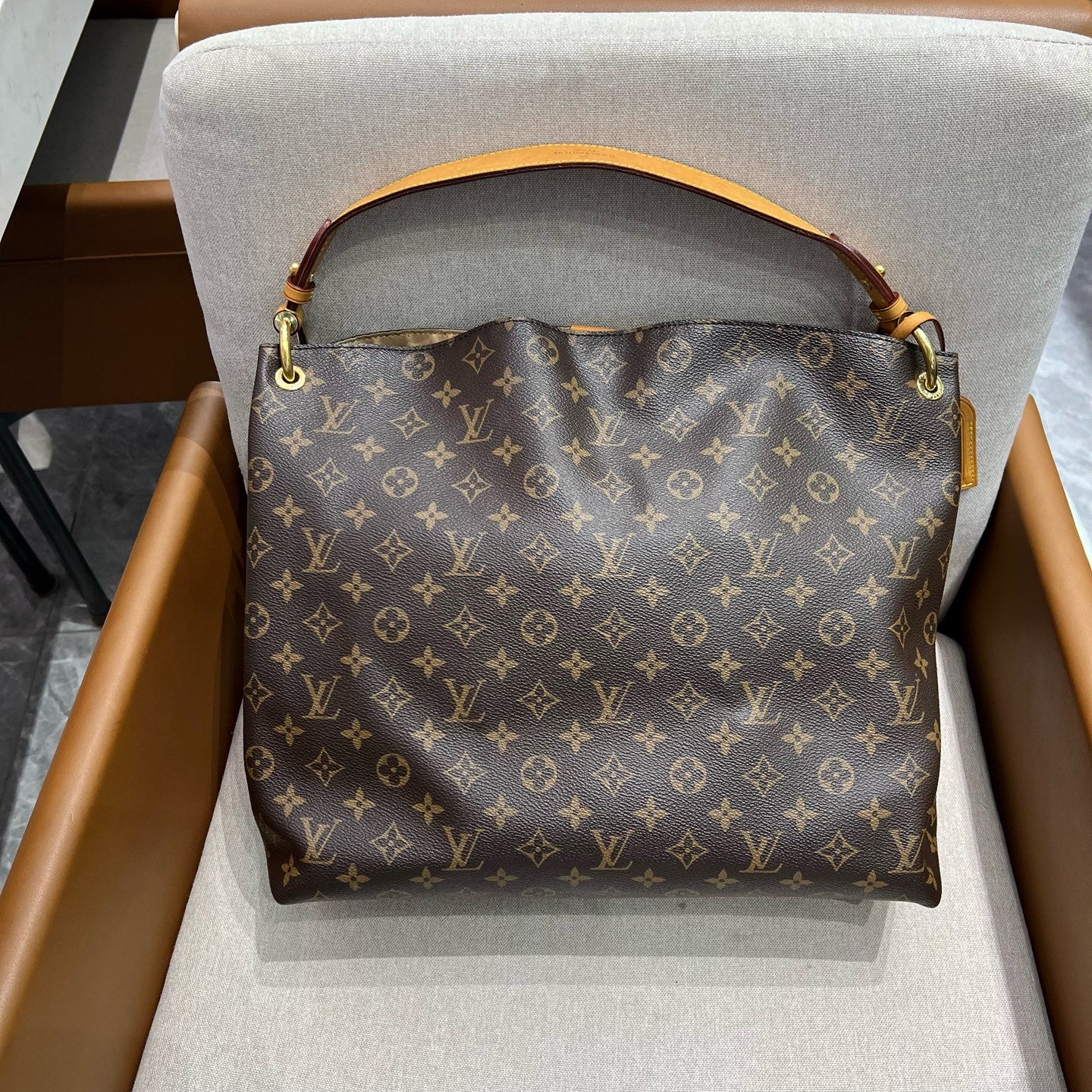 Louis Vuitton - Graceful - Leather - Brown - (small)