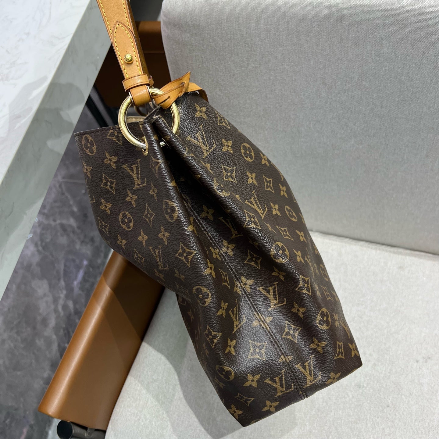 Louis Vuitton - Graceful - Leather - Brown - (small)