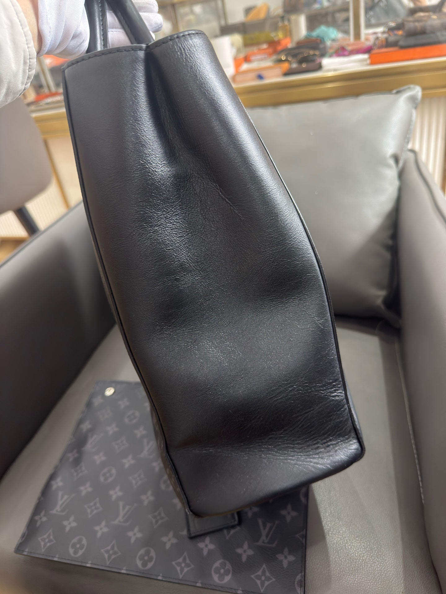 Louis Vuitton - Grand Sac - Leather - Black - (large)