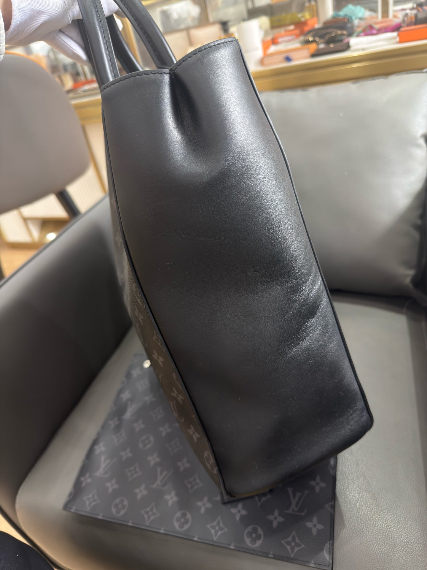 Louis Vuitton - Grand Sac - Leather - Black - (large)