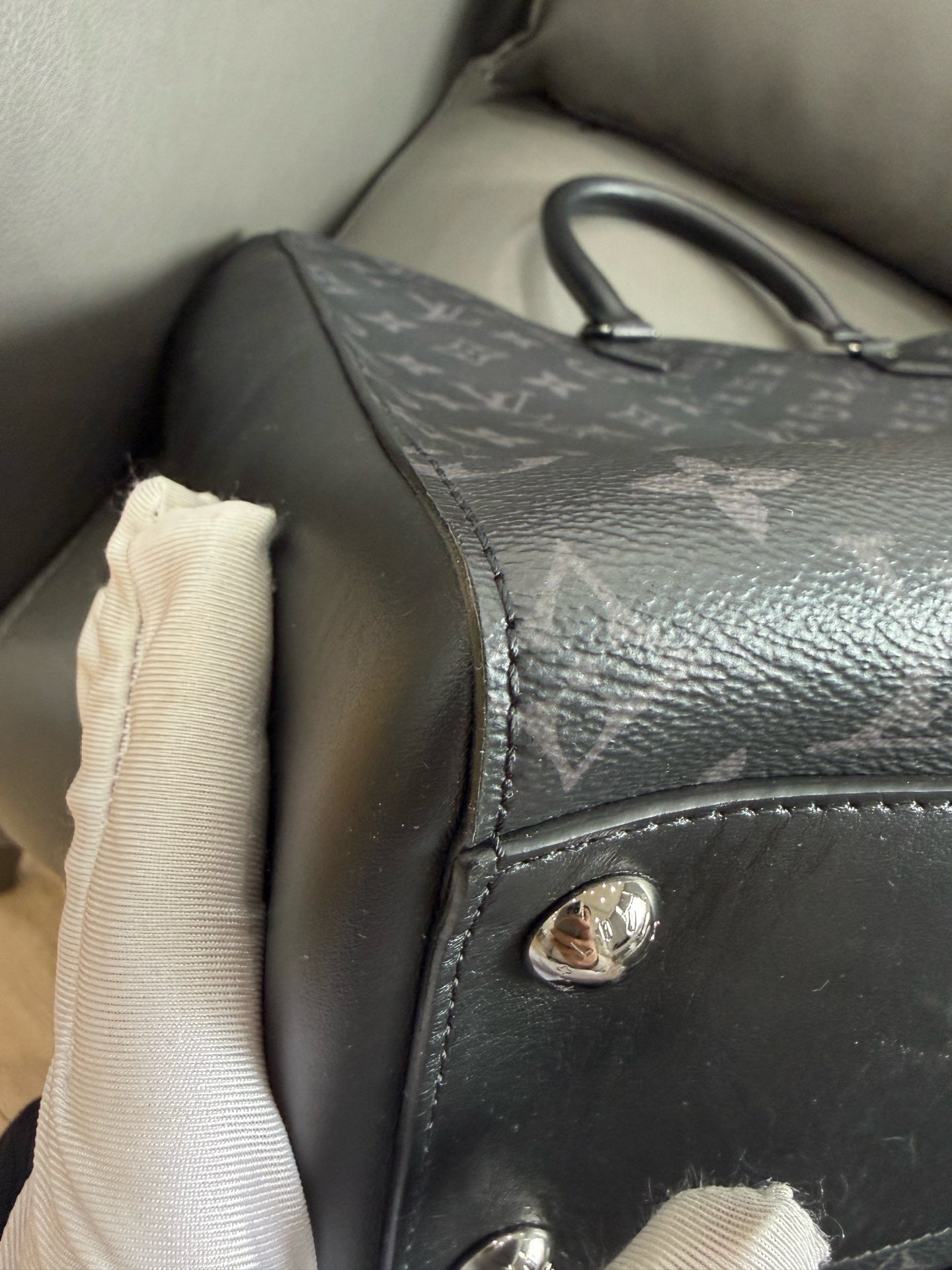 Louis Vuitton - Grand Sac - Leather - Black - (large)