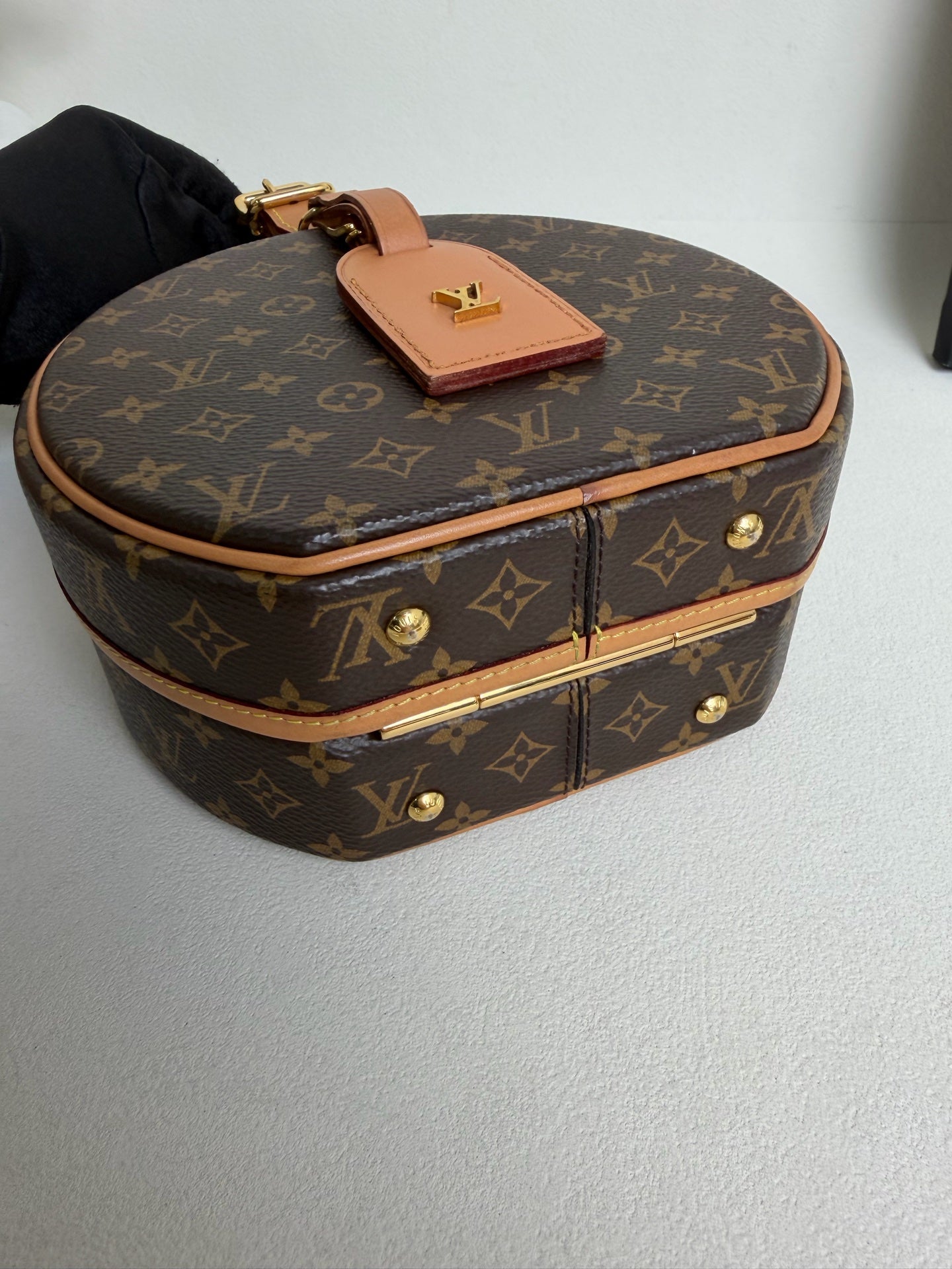 Louis Vuitton - Hard Round Cake Medium - Leather - Brown - (medium)