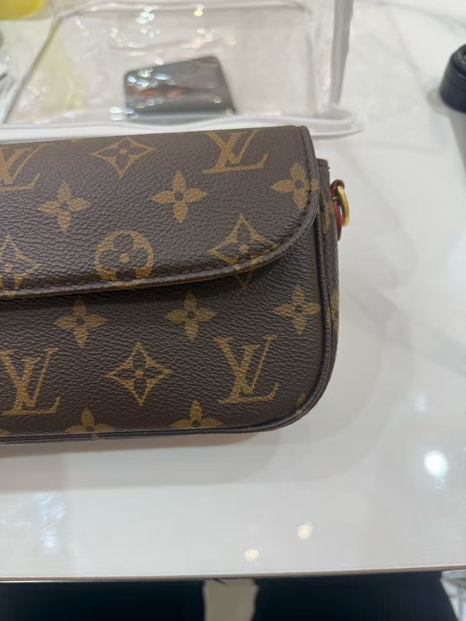 Louis Vuitton - Ivy Bag - Monogram coated canvas with Vachetta leather trim - Brown with gold-tone hardware - (mini)