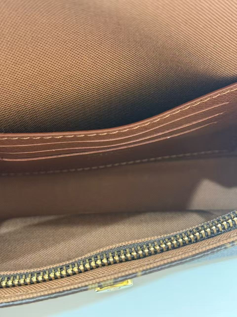 Louis Vuitton - Ivy Bag - Monogram coated canvas with Vachetta leather trim - Brown with gold-tone hardware - (mini)