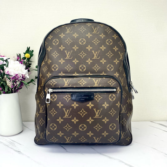 Louis Vuitton - Josh - Synthetic - Brown - (large)