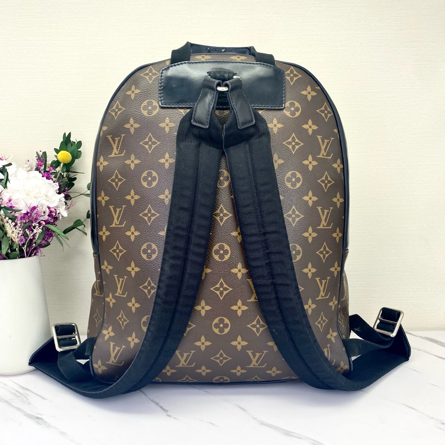 Louis Vuitton - Josh - Synthetic - Brown - (large)