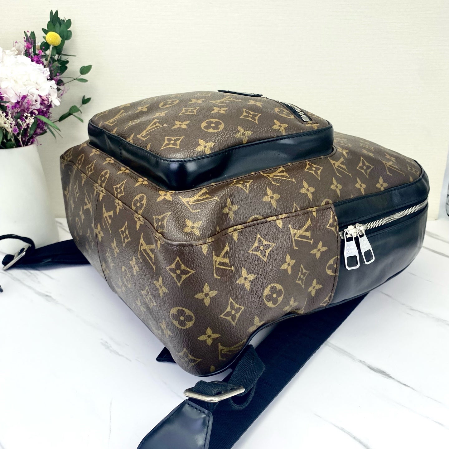 Louis Vuitton - Josh - Synthetic - Brown - (large)