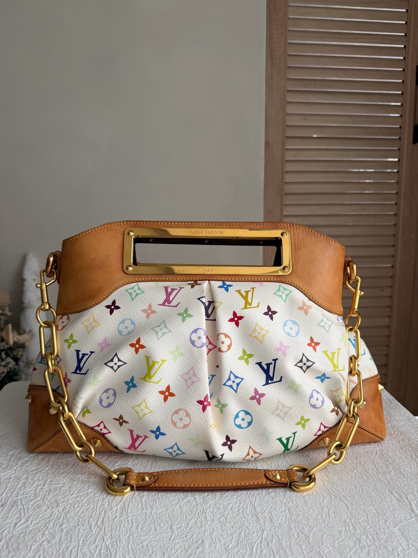 Louis Vuitton - Judy - Leather - White - (Medium)