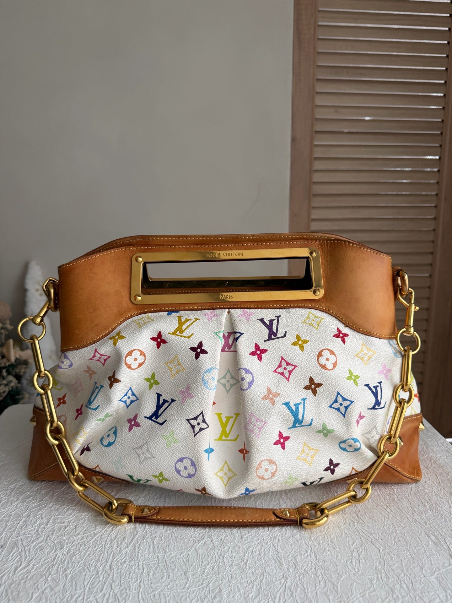 Louis Vuitton - Judy - Leather - White - (Medium)