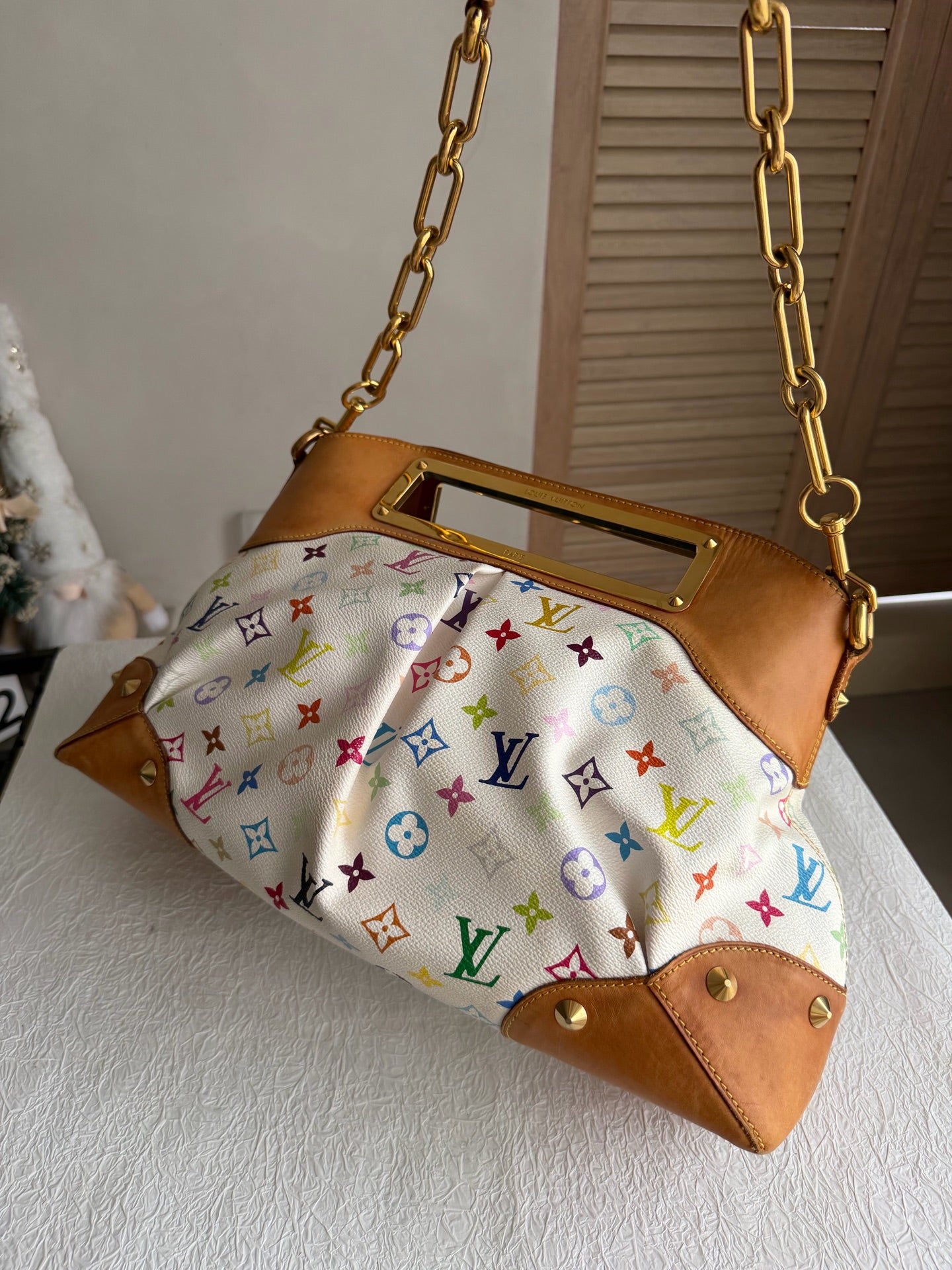 Louis Vuitton - Judy - Leather - White - (Medium)