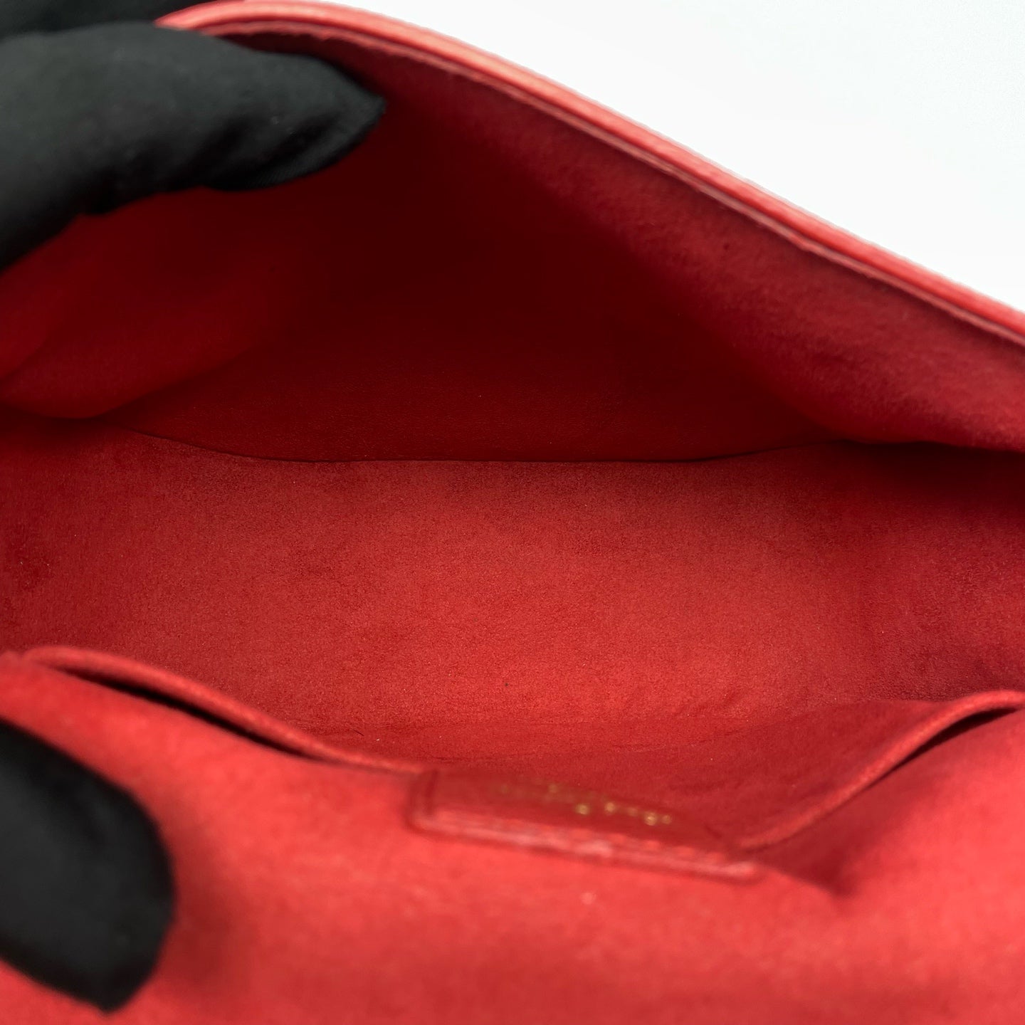 Louis Vuitton - Junot Saddle Bag - Grained leather - Red - (Small)