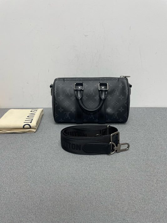 Louis Vuitton - Keepall 25 - Synthetic - Black - (mini)