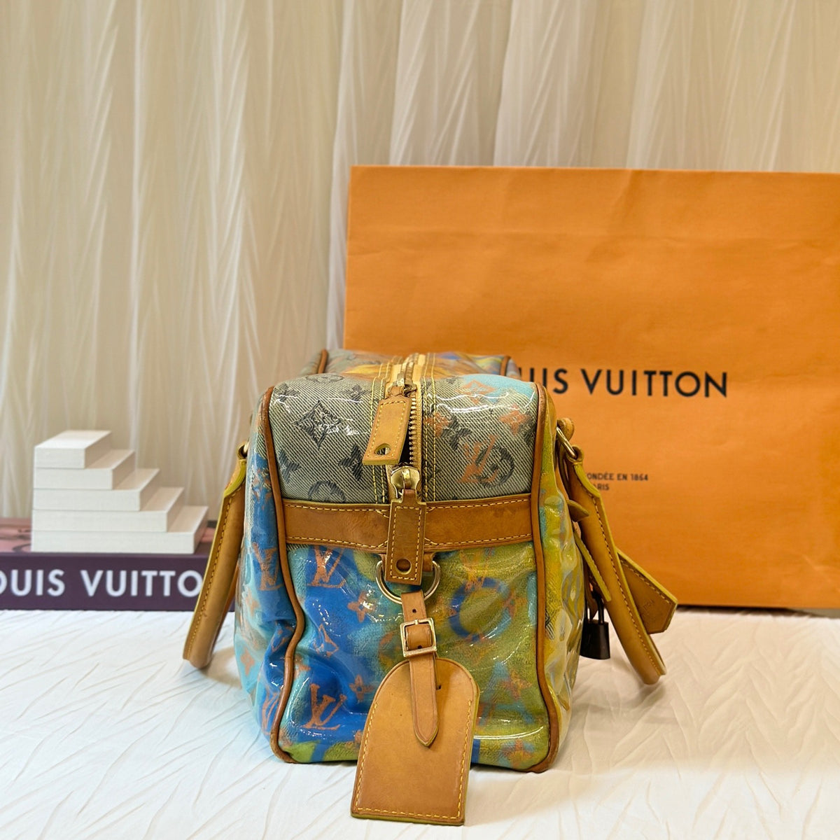 Louis Vuitton - Keepall 40 - Leather - Multicolour - (40)