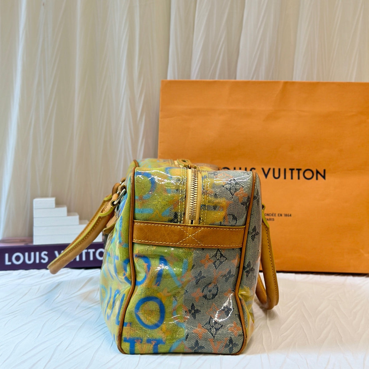 Louis Vuitton - Keepall 40 - Leather - Multicolour - (40)