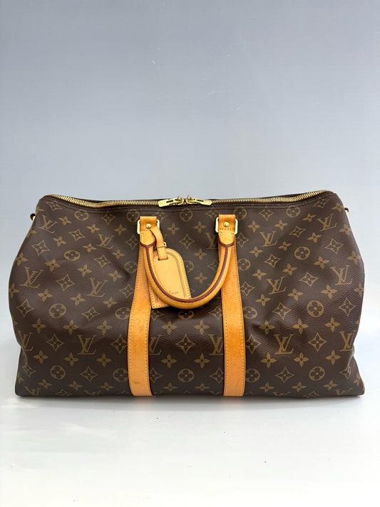Louis Vuitton - Keepall 45 - Cloth - Brown - (Large)