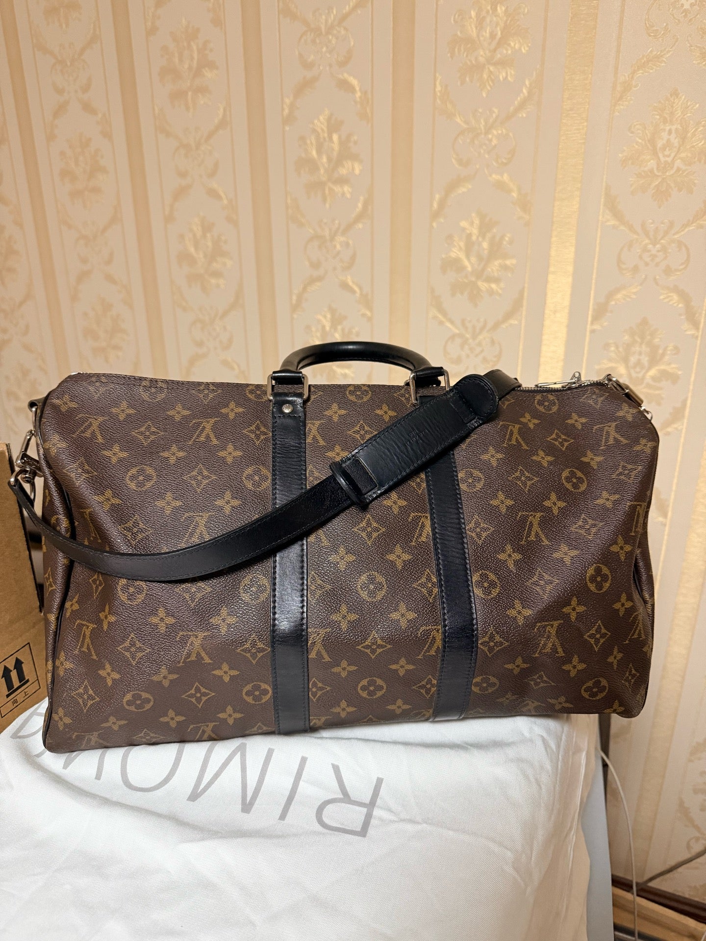 Louis Vuitton - Keepall 45 - Cloth - Brown - (large)