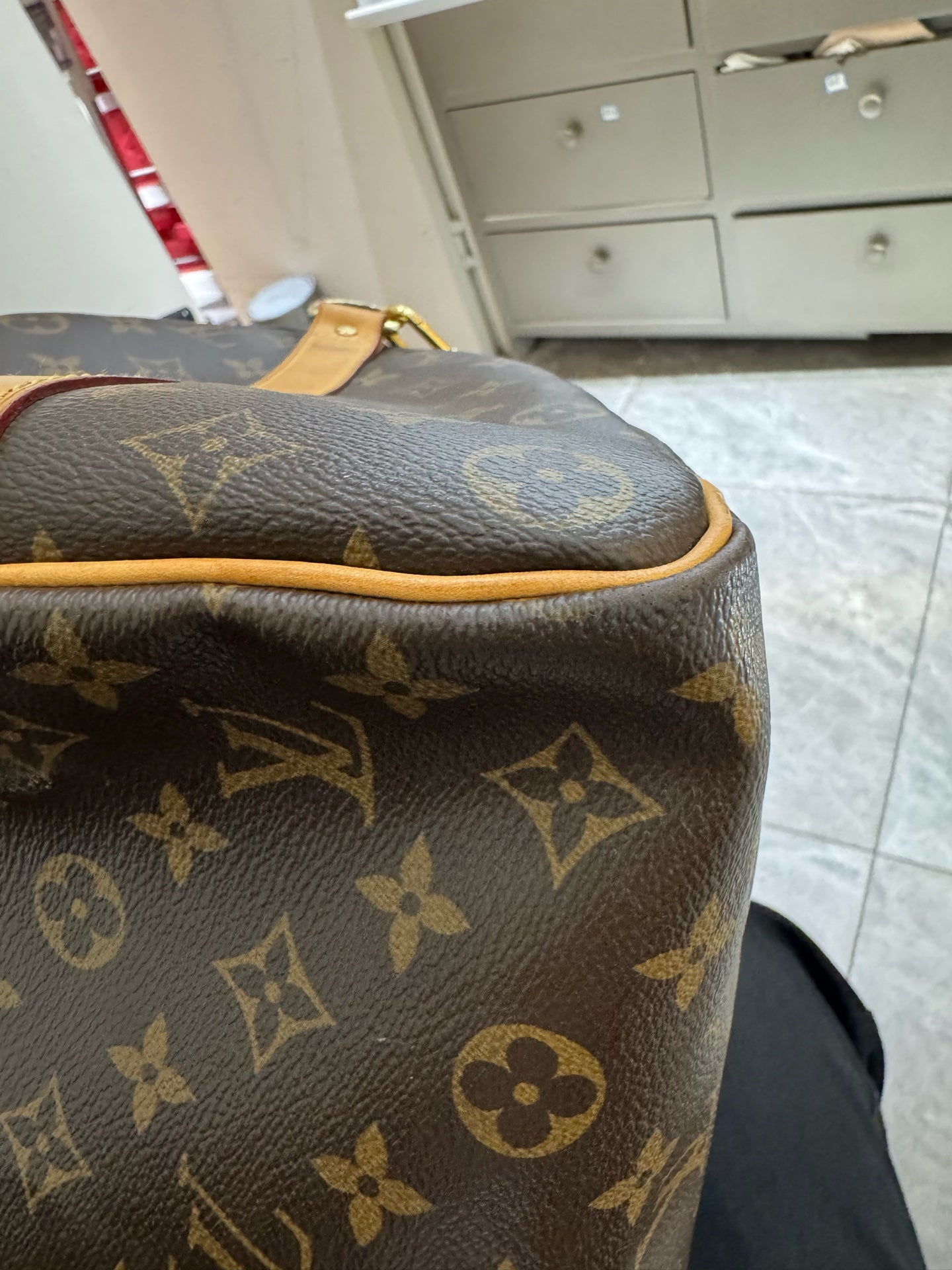 Louis Vuitton - Keepall 45 - Cloth - Brown - (Large)