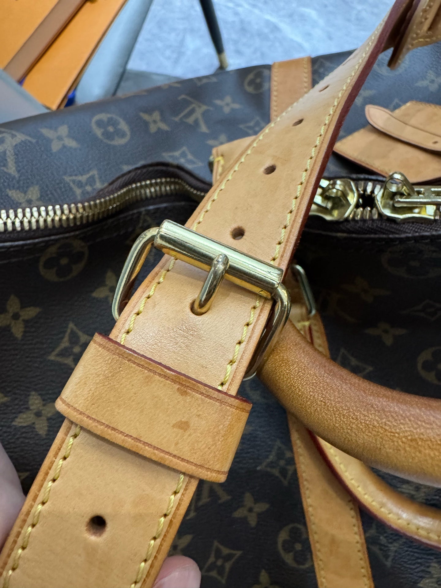 Louis Vuitton - Keepall 45 - Cloth - Brown - (Large)