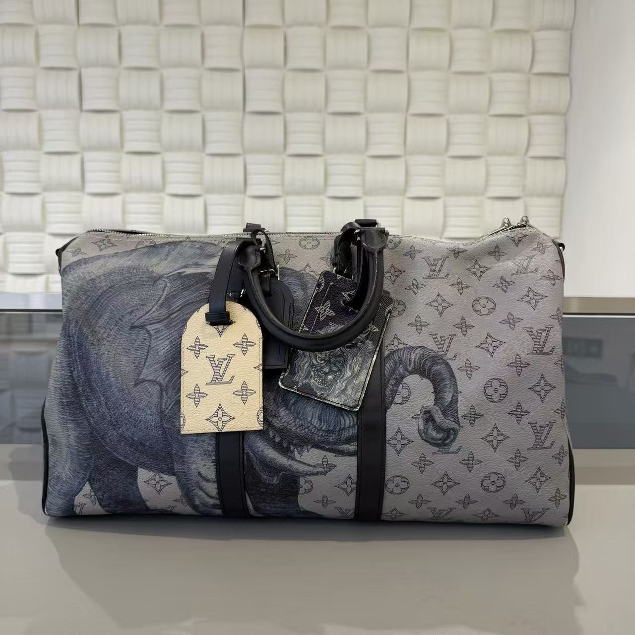 Louis Vuitton - Keepall 45 - Coated Canvas with Leather trim - Multicolour - (Large)