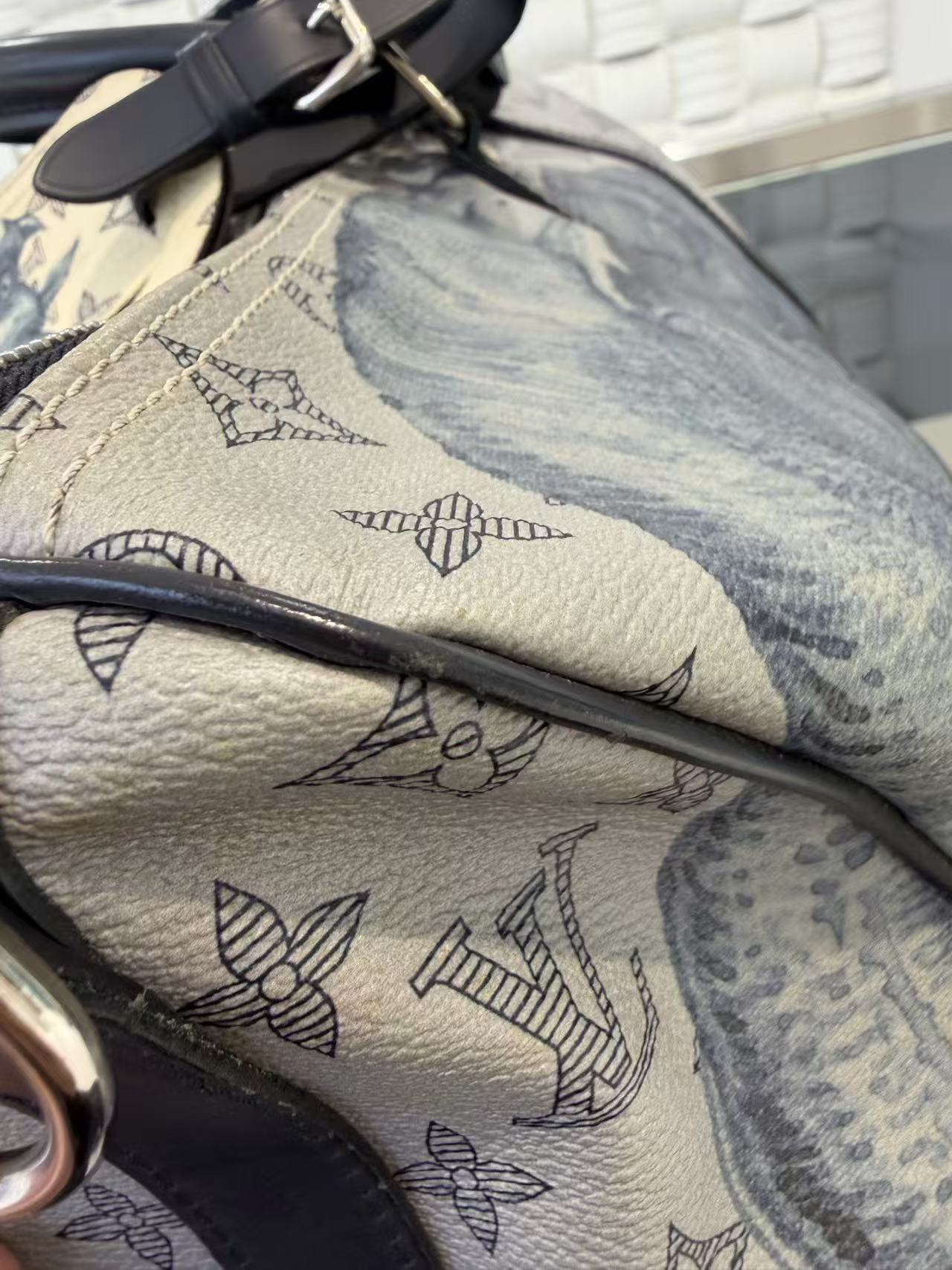 Louis Vuitton - Keepall 45 - Coated Canvas with Leather trim - Multicolour - (Large)
