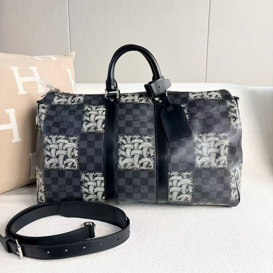 Louis Vuitton - Keepall 45 - Damier Graphite coated canvas with leather trim - Multicolour - (large)