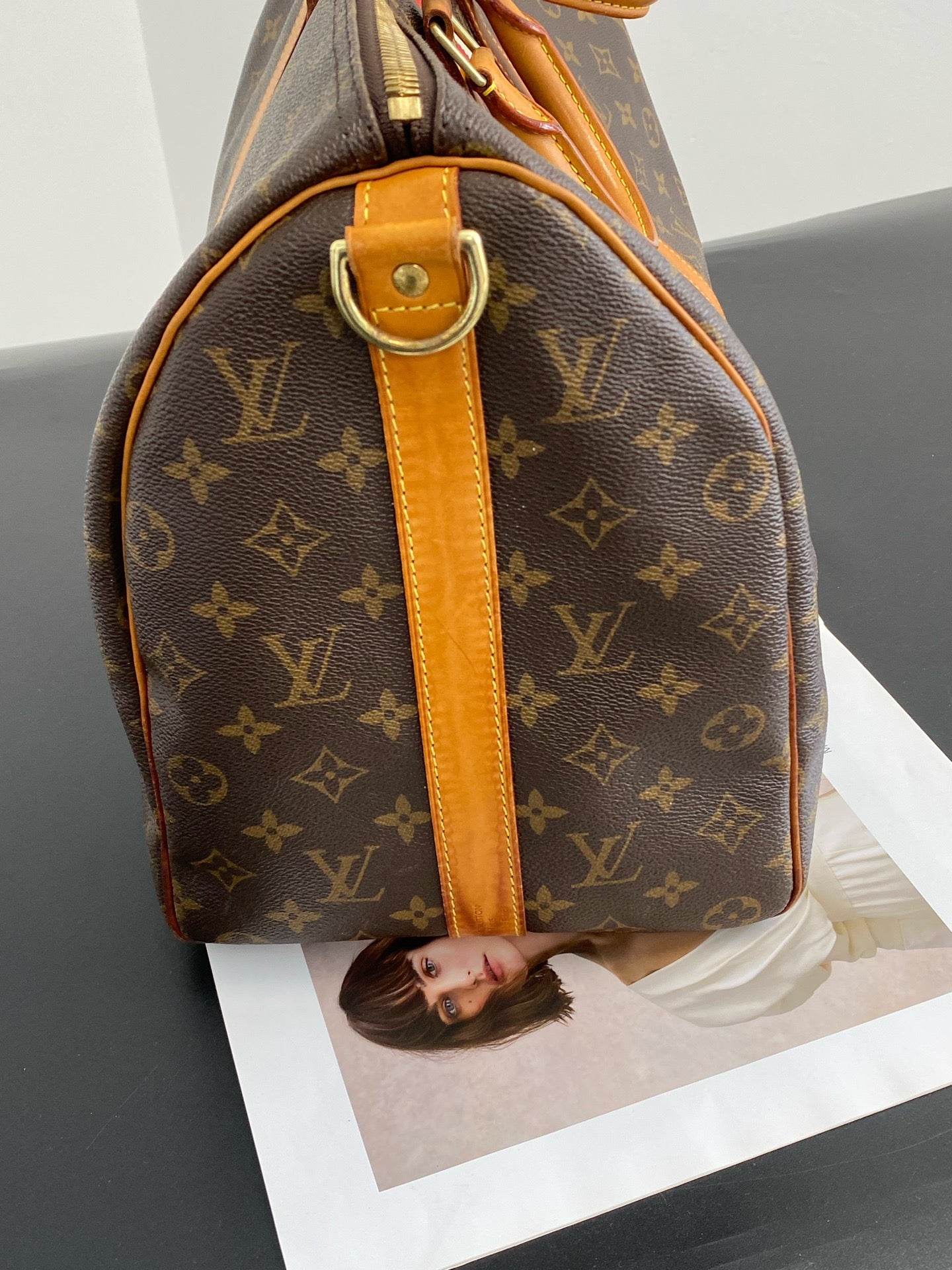 Louis Vuitton - Keepall 45 Ferrari - Cloth - Brown - (45)