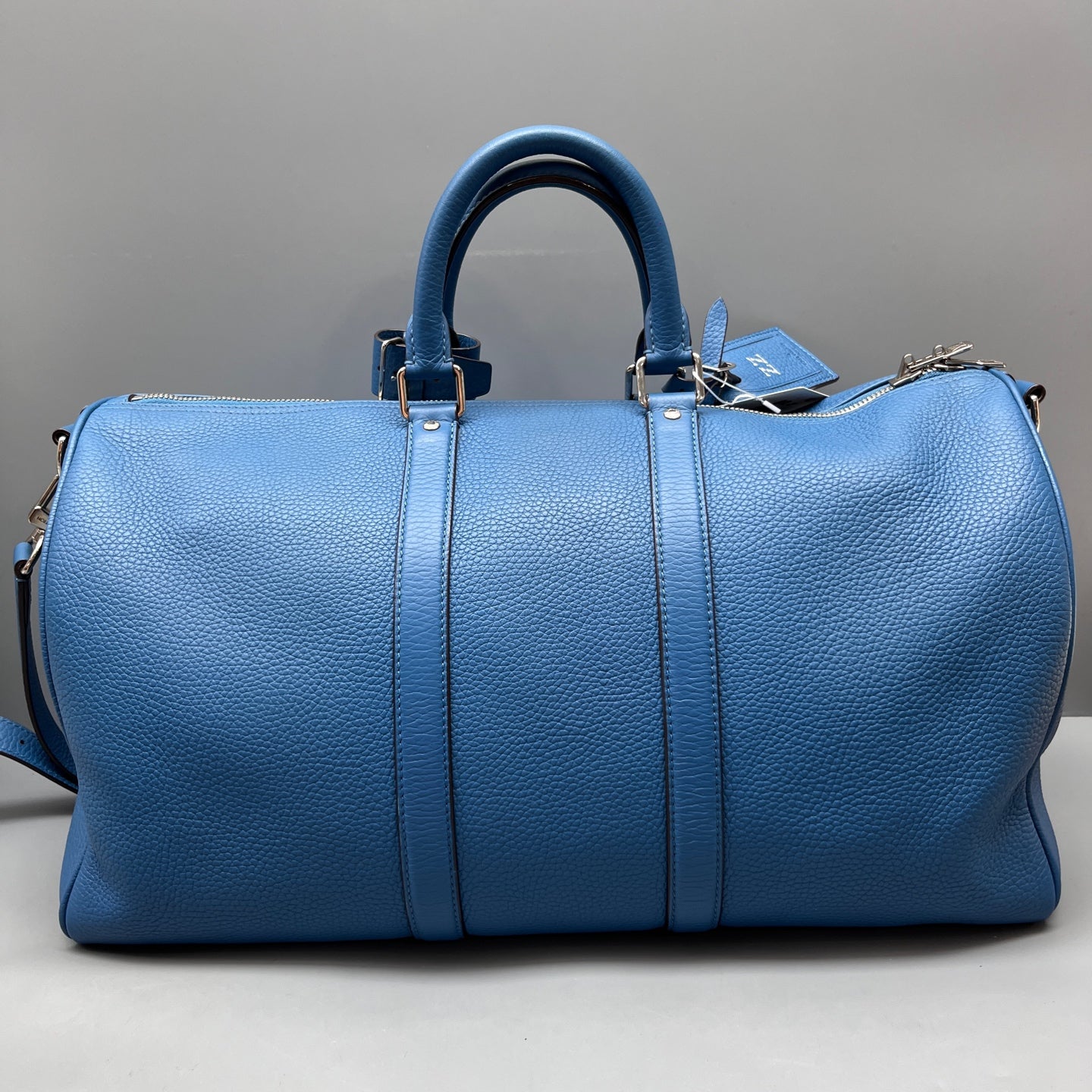 Louis Vuitton - Keepall 45 - Leather - Blue - (large)