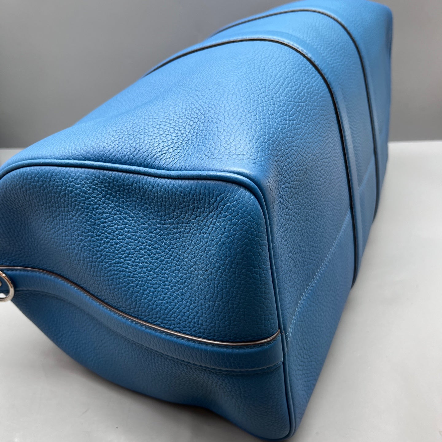 Louis Vuitton - Keepall 45 - Leather - Blue - (large)