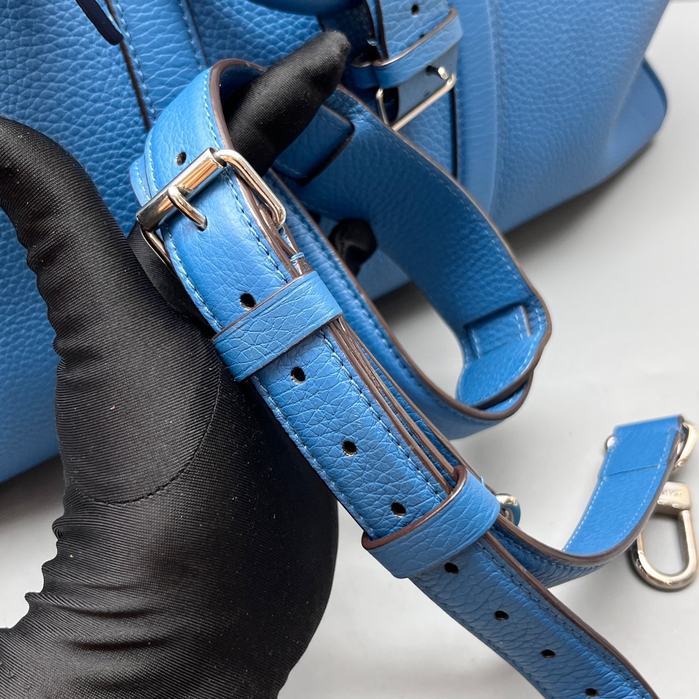Louis Vuitton - Keepall 45 - Leather - Blue - (large)