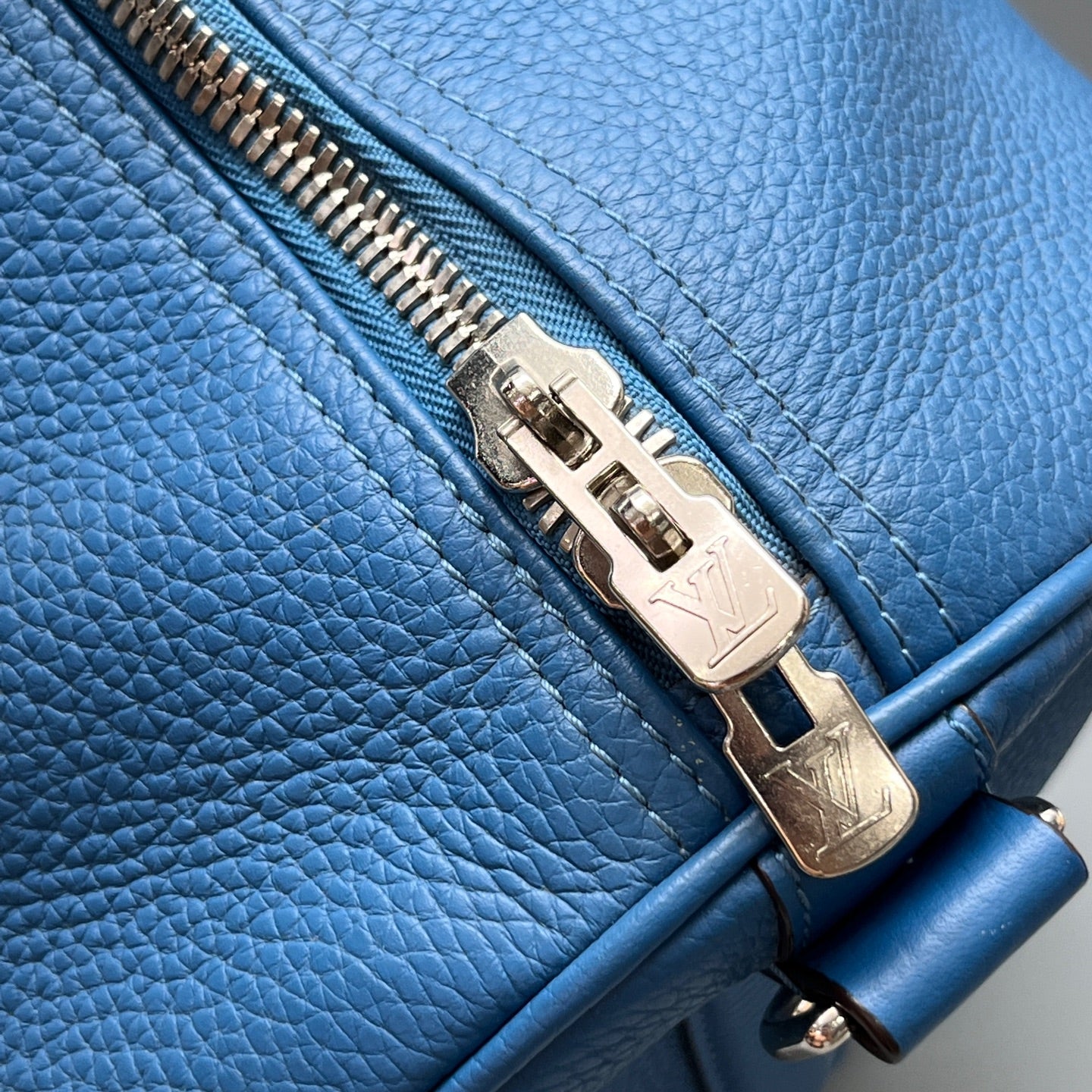 Louis Vuitton - Keepall 45 - Leather - Blue - (large)