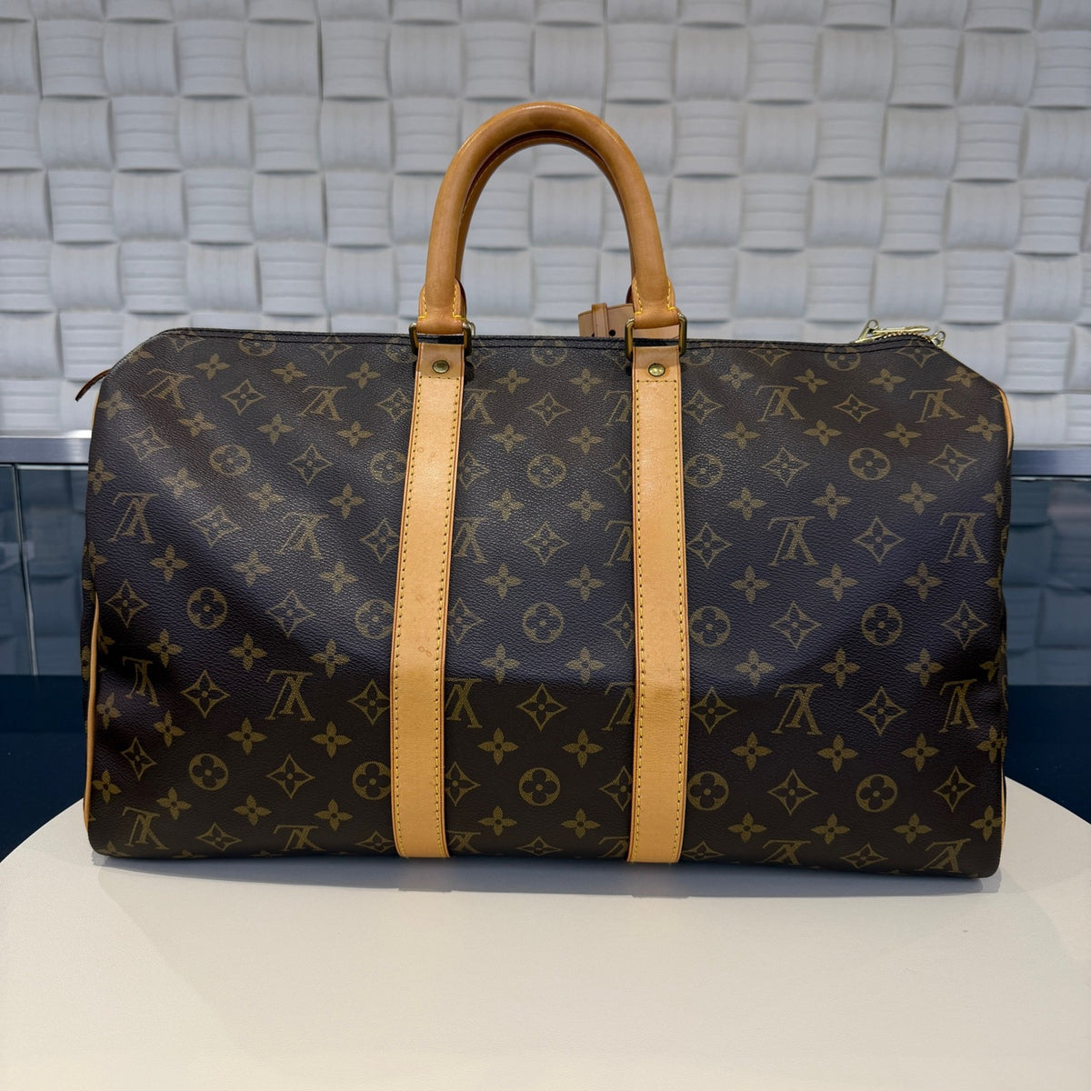 Louis Vuitton - Keepall 45 - Leather - Brown