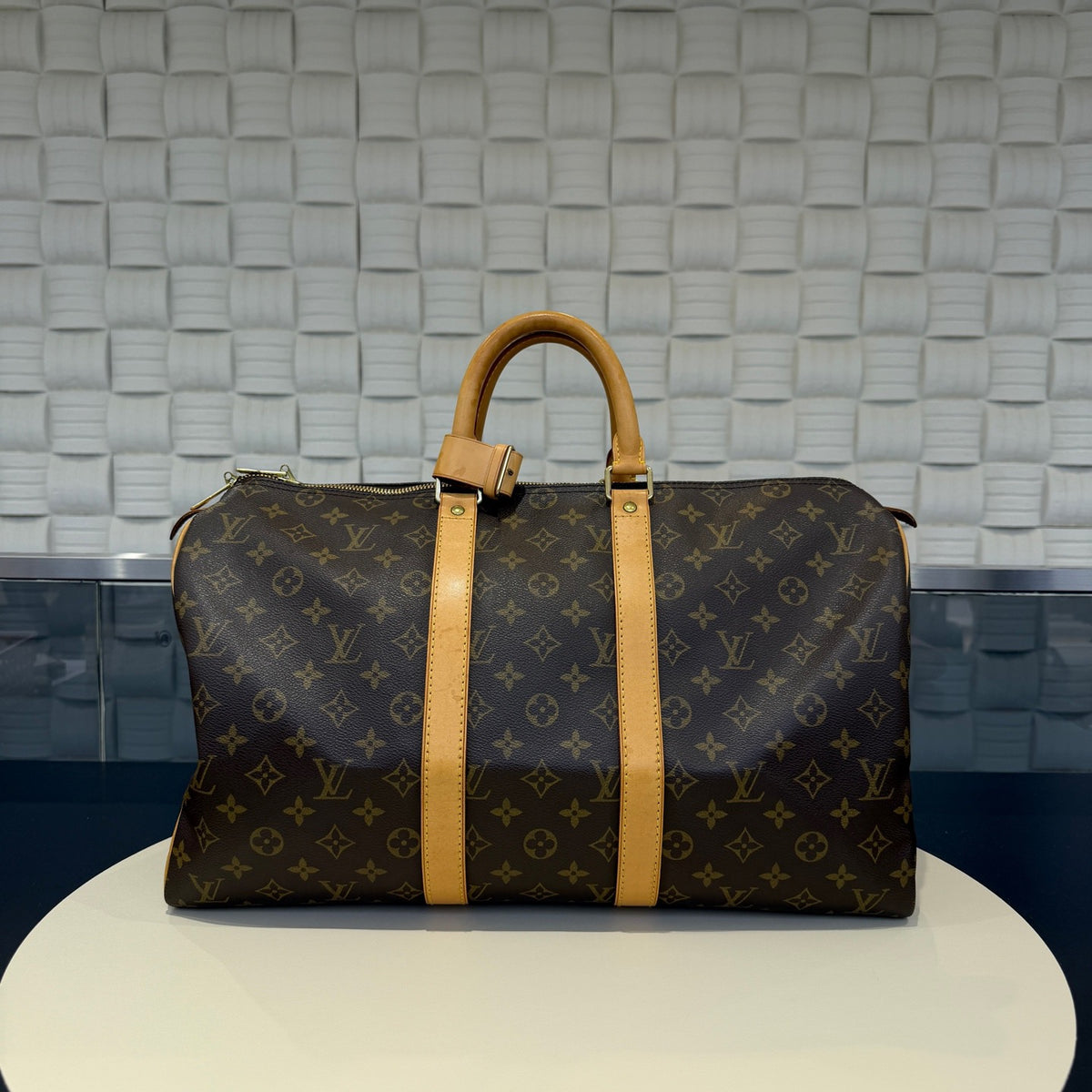 Louis Vuitton - Keepall 45 - Leather - Brown