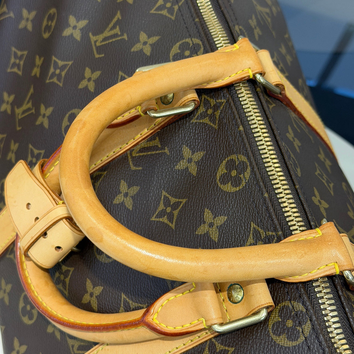 Louis Vuitton - Keepall 45 - Leather - Brown