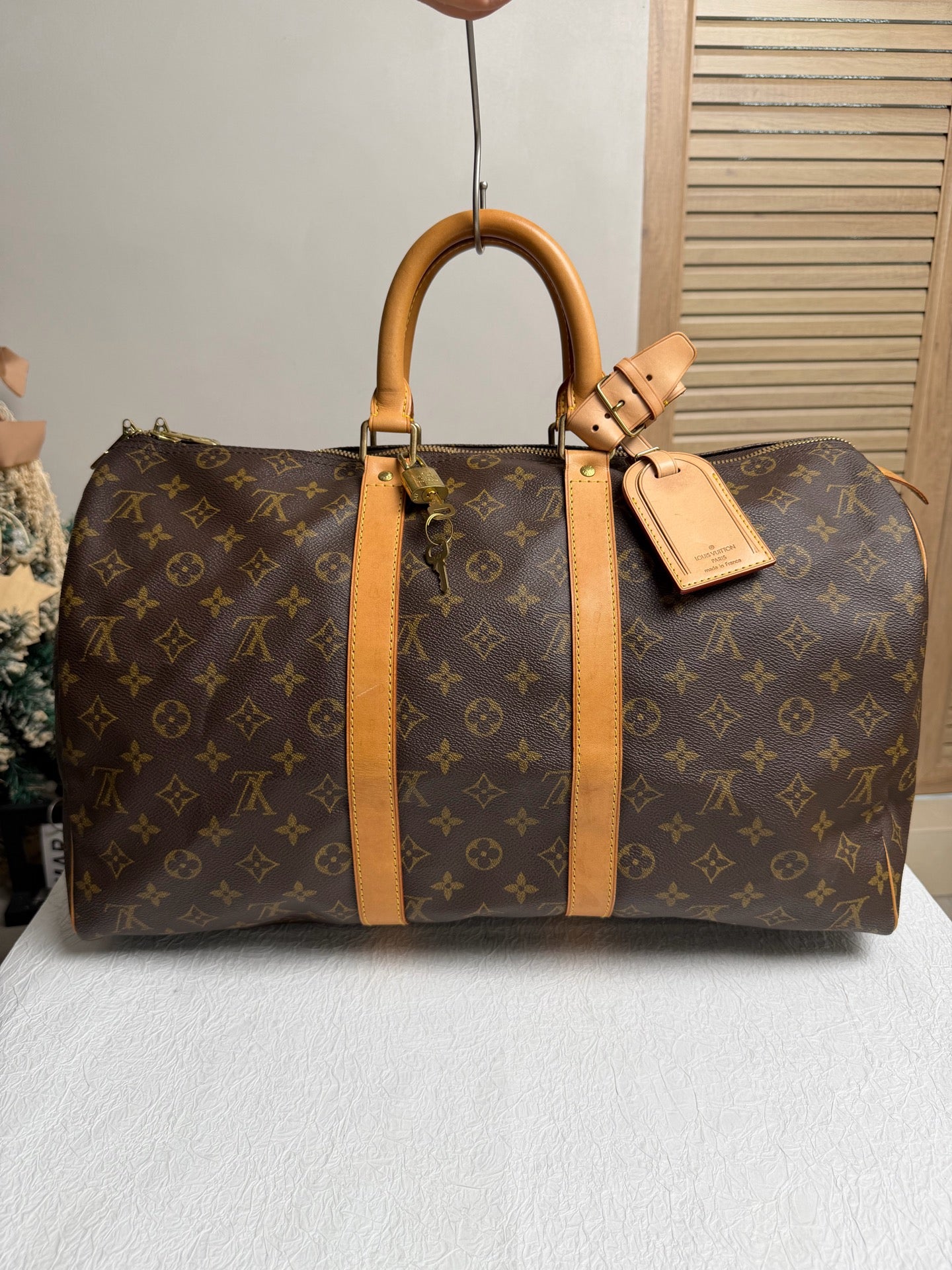 Louis Vuitton - Keepall 45 - Leather - Brown - (45)