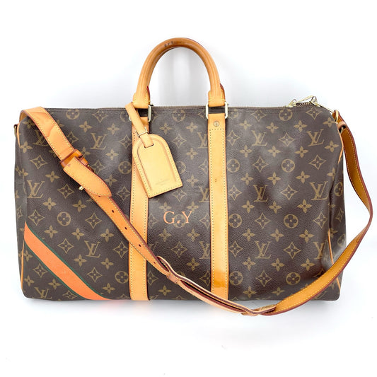 Louis Vuitton - Keepall 45 - Leather - Brown - (45)