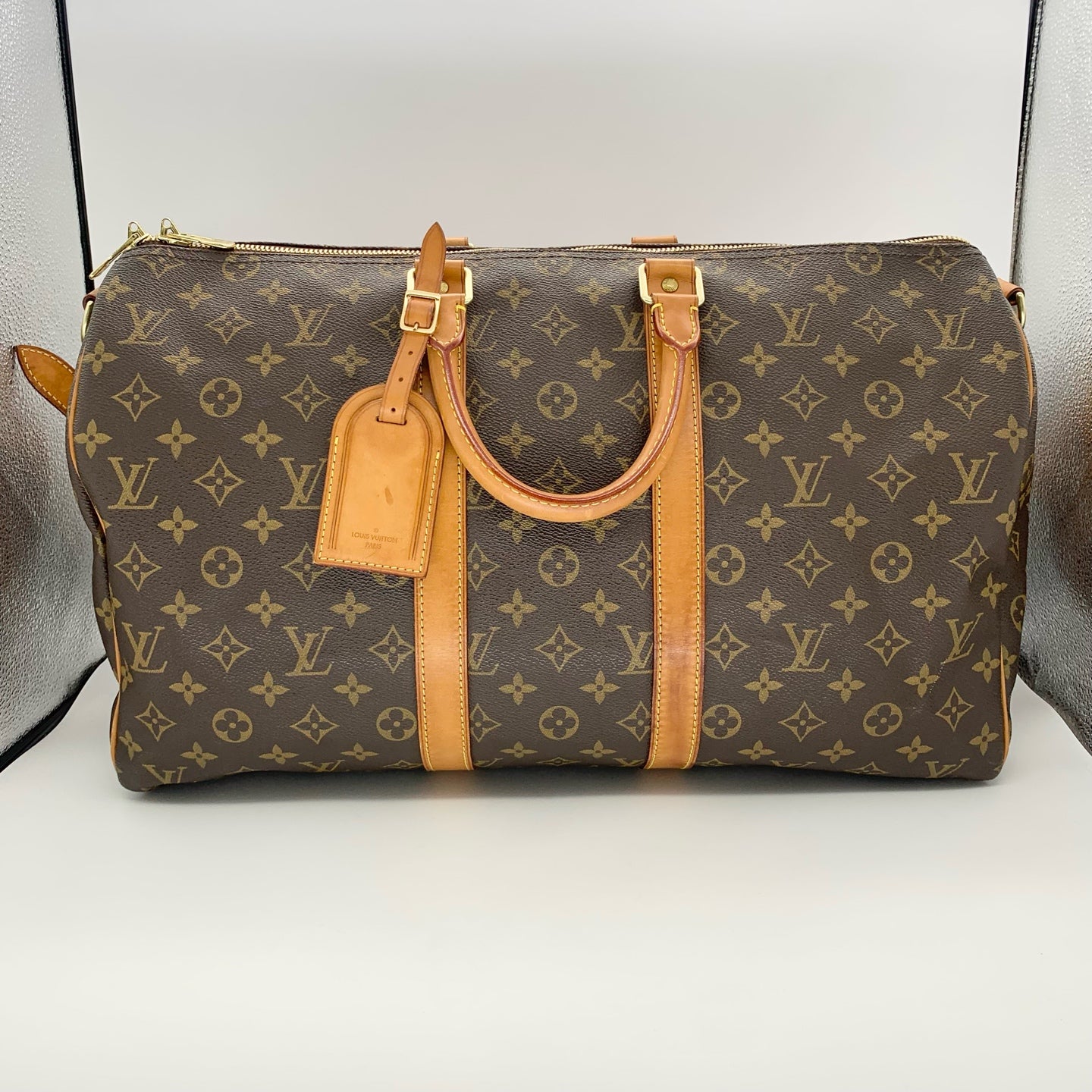 Louis Vuitton - Keepall 45 - Leather - Brown - (45)