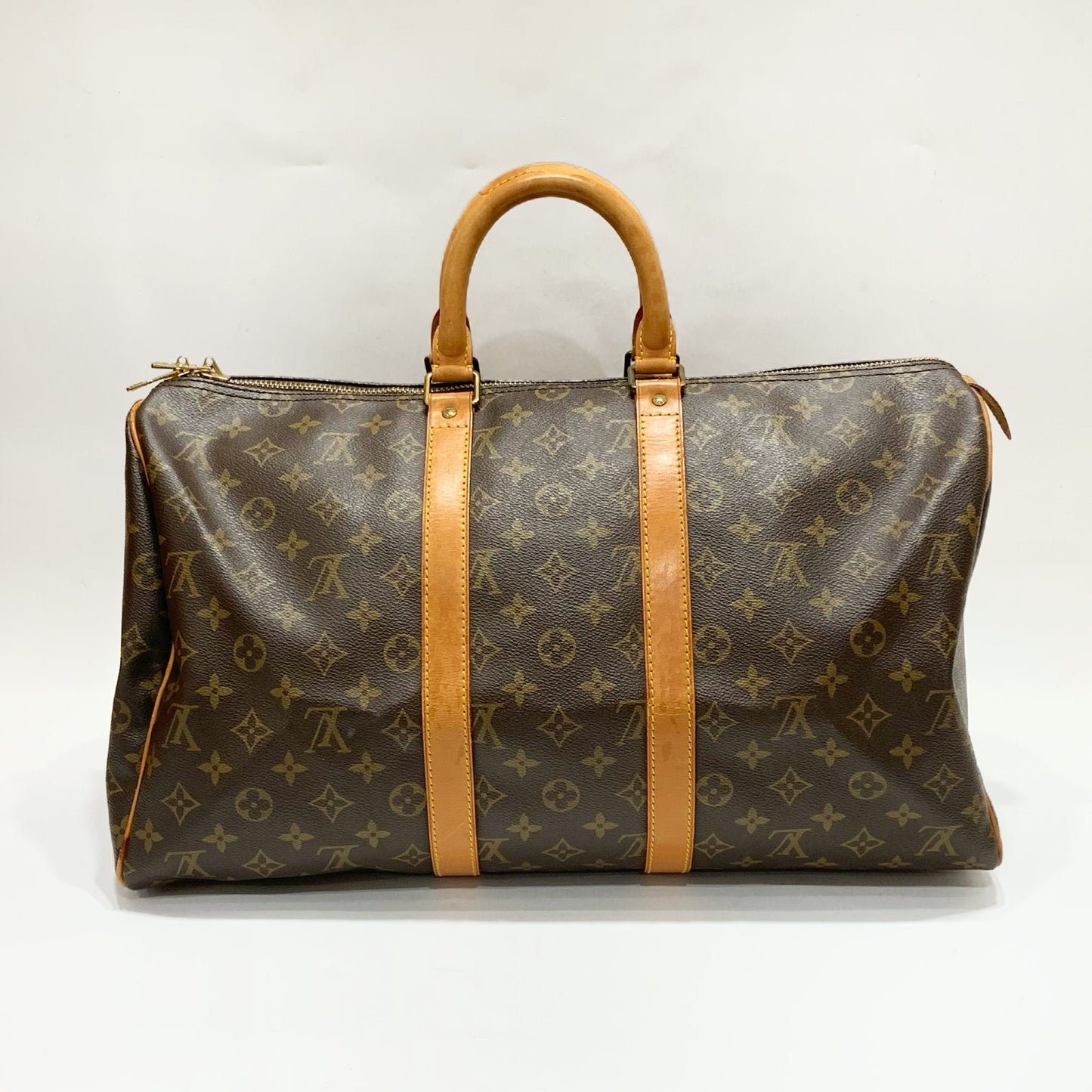 Louis Vuitton - Keepall 45 - Leather - Brown - (45)