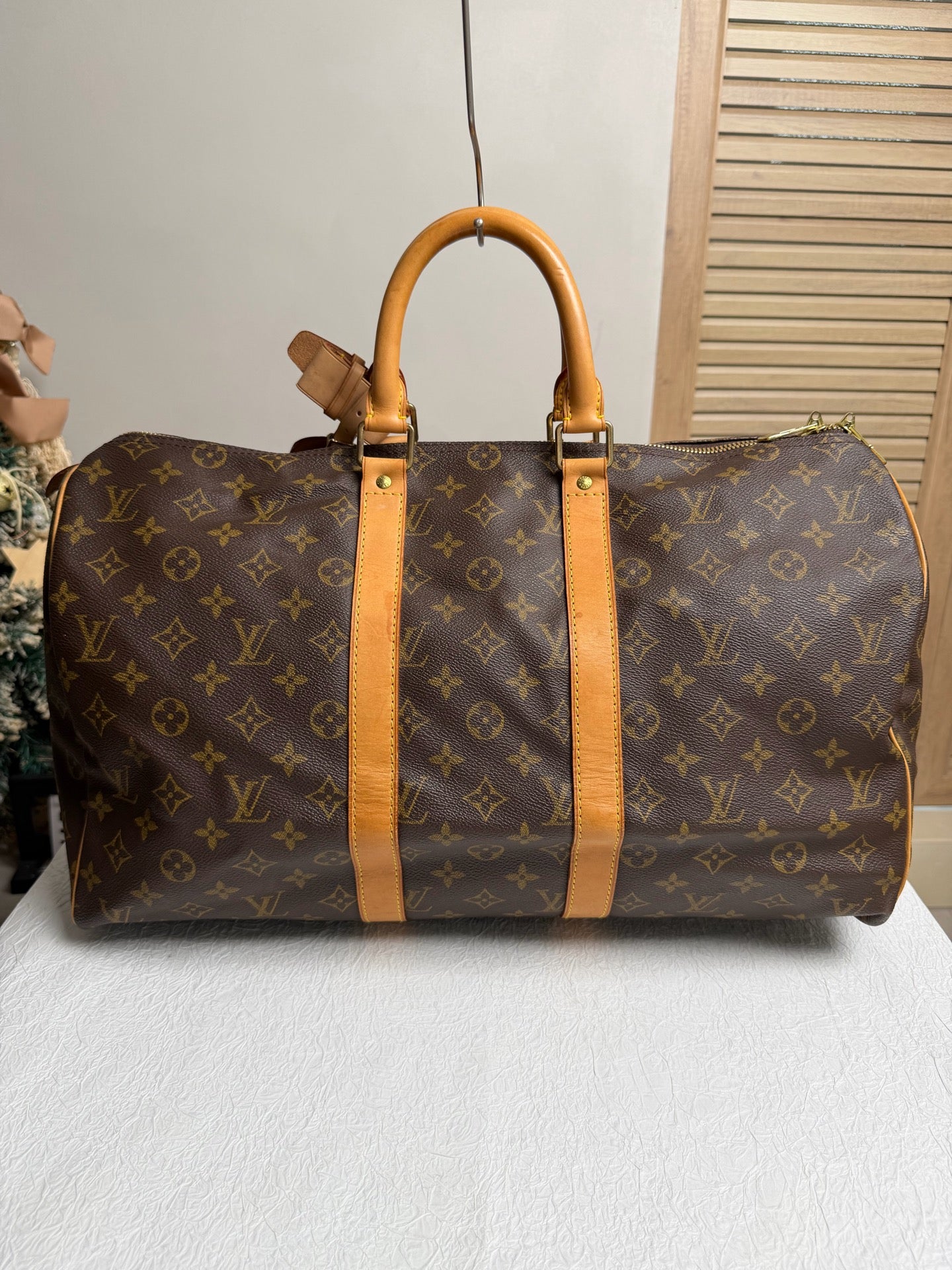 Louis Vuitton - Keepall 45 - Leather - Brown - (45)