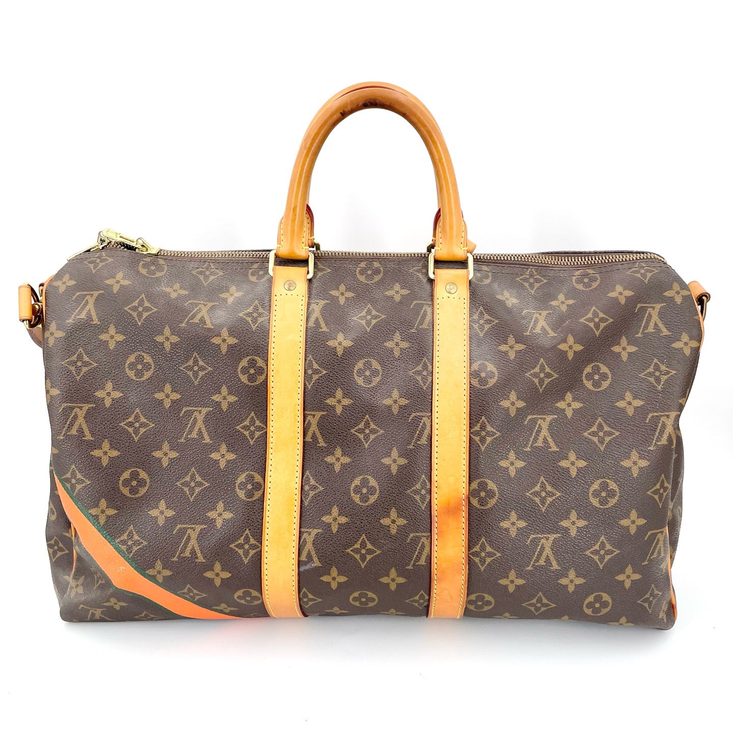 Louis Vuitton - Keepall 45 - Leather - Brown - (45)